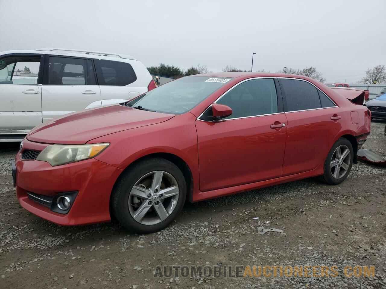 4T1BF1FK7CU543392 TOYOTA CAMRY 2012