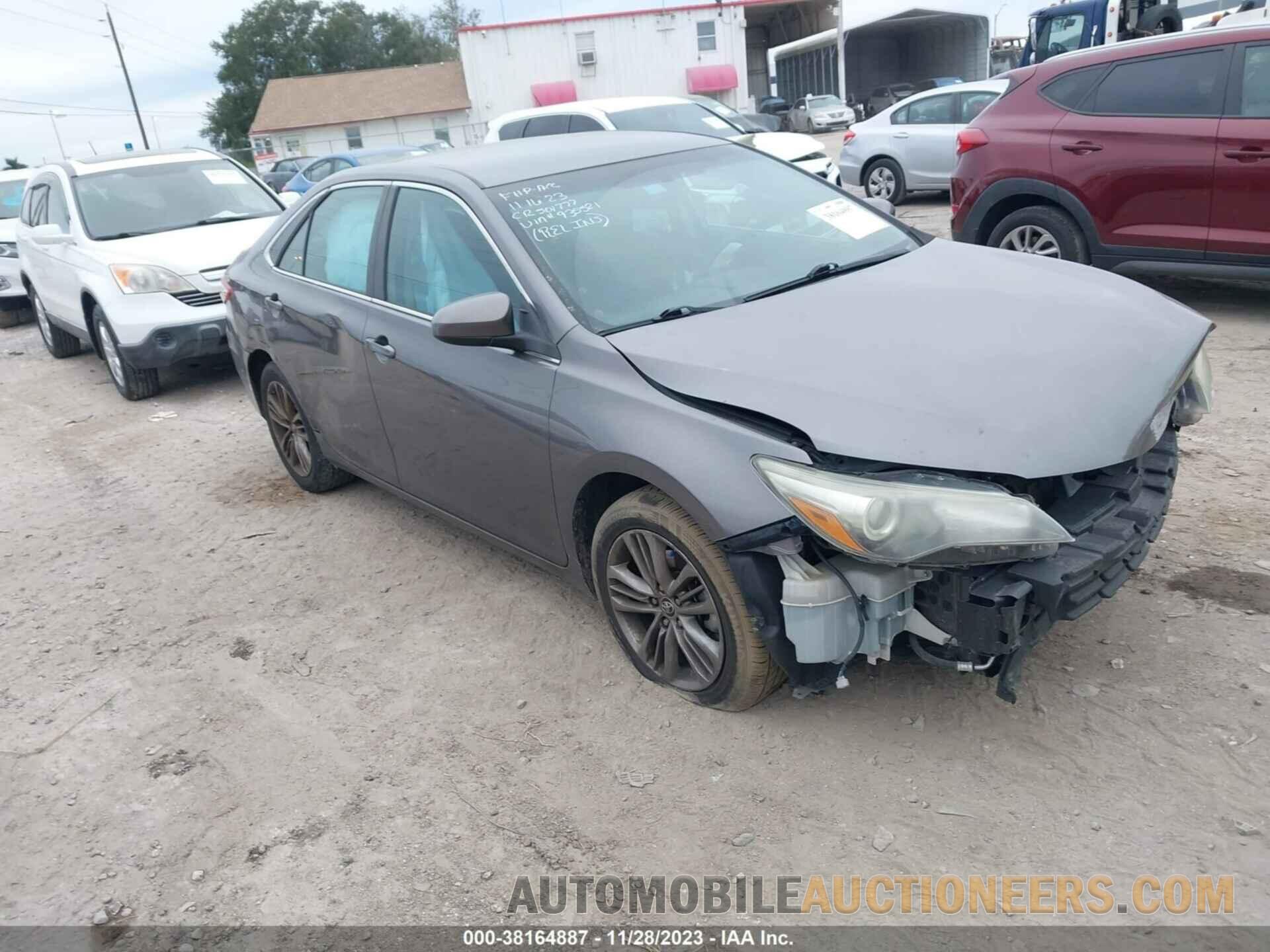 4T1BF1FK7FU935521 TOYOTA CAMRY 2015