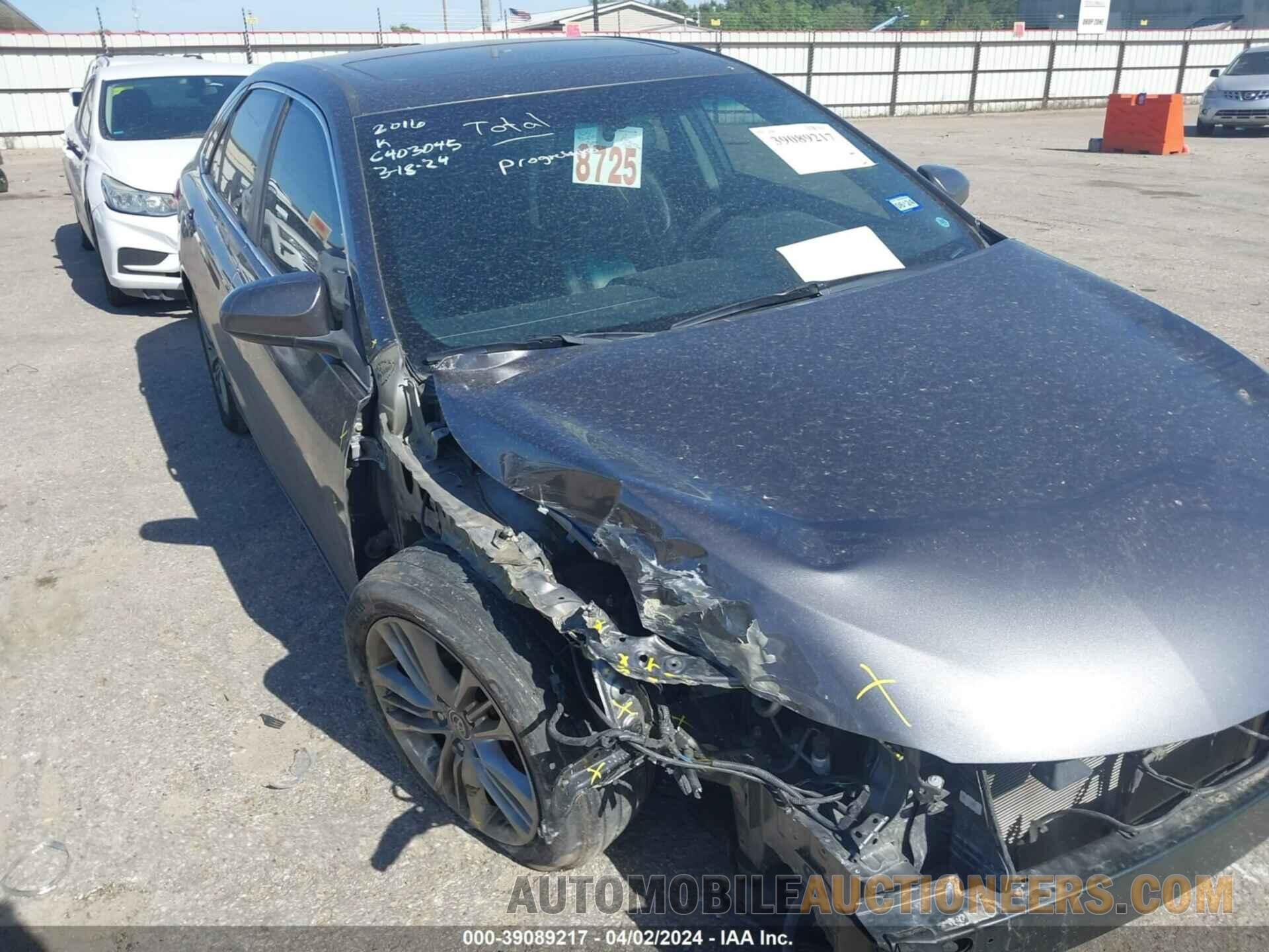 4T1BF1FK7GU519177 TOYOTA CAMRY 2016