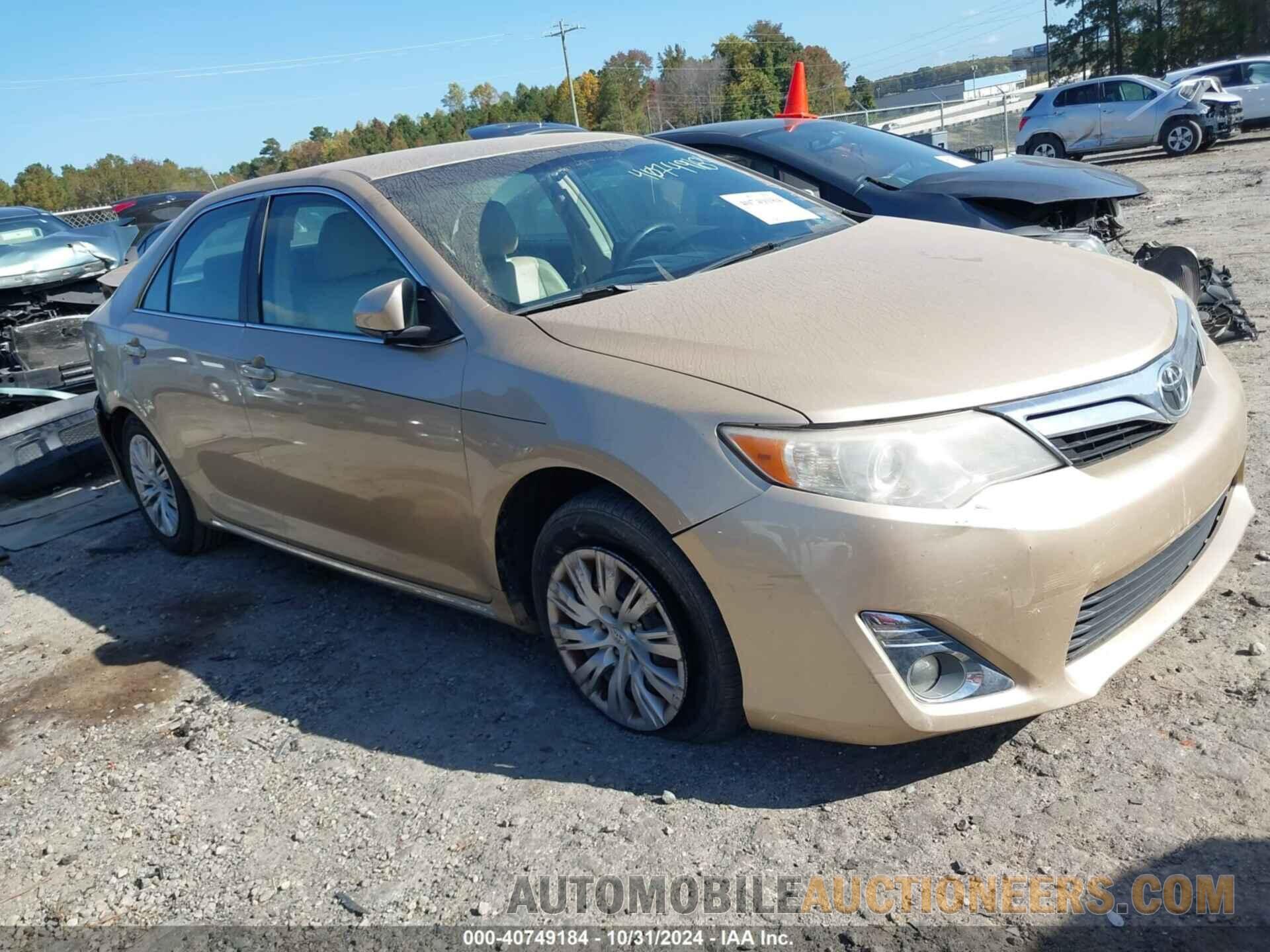 4T1BF1FK8CU001475 TOYOTA CAMRY 2012