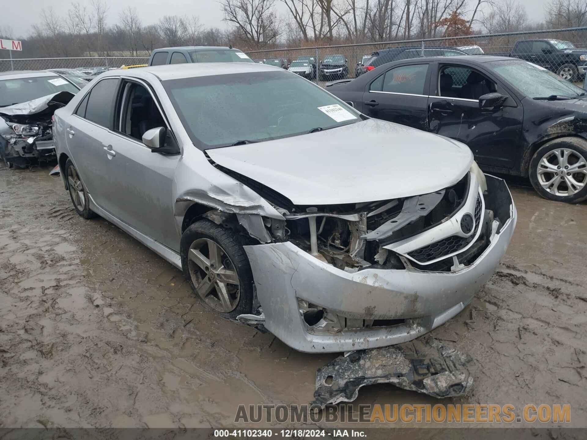 4T1BF1FK8CU017126 TOYOTA CAMRY 2012