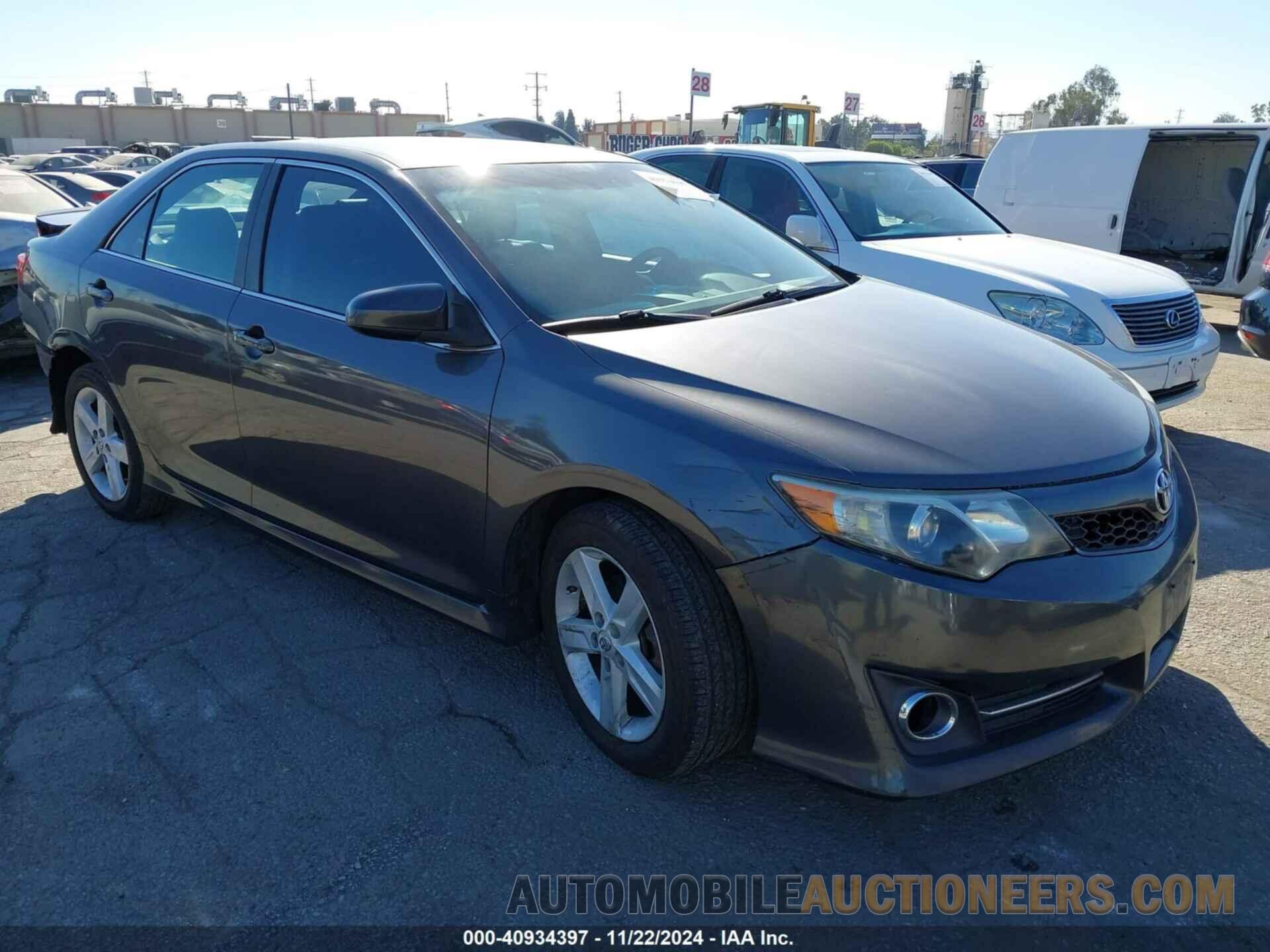 4T1BF1FK8CU161792 TOYOTA CAMRY 2012