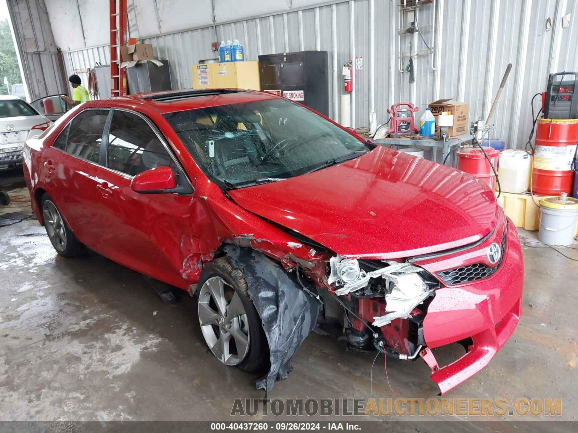 4T1BF1FK8CU609545 TOYOTA CAMRY 2012