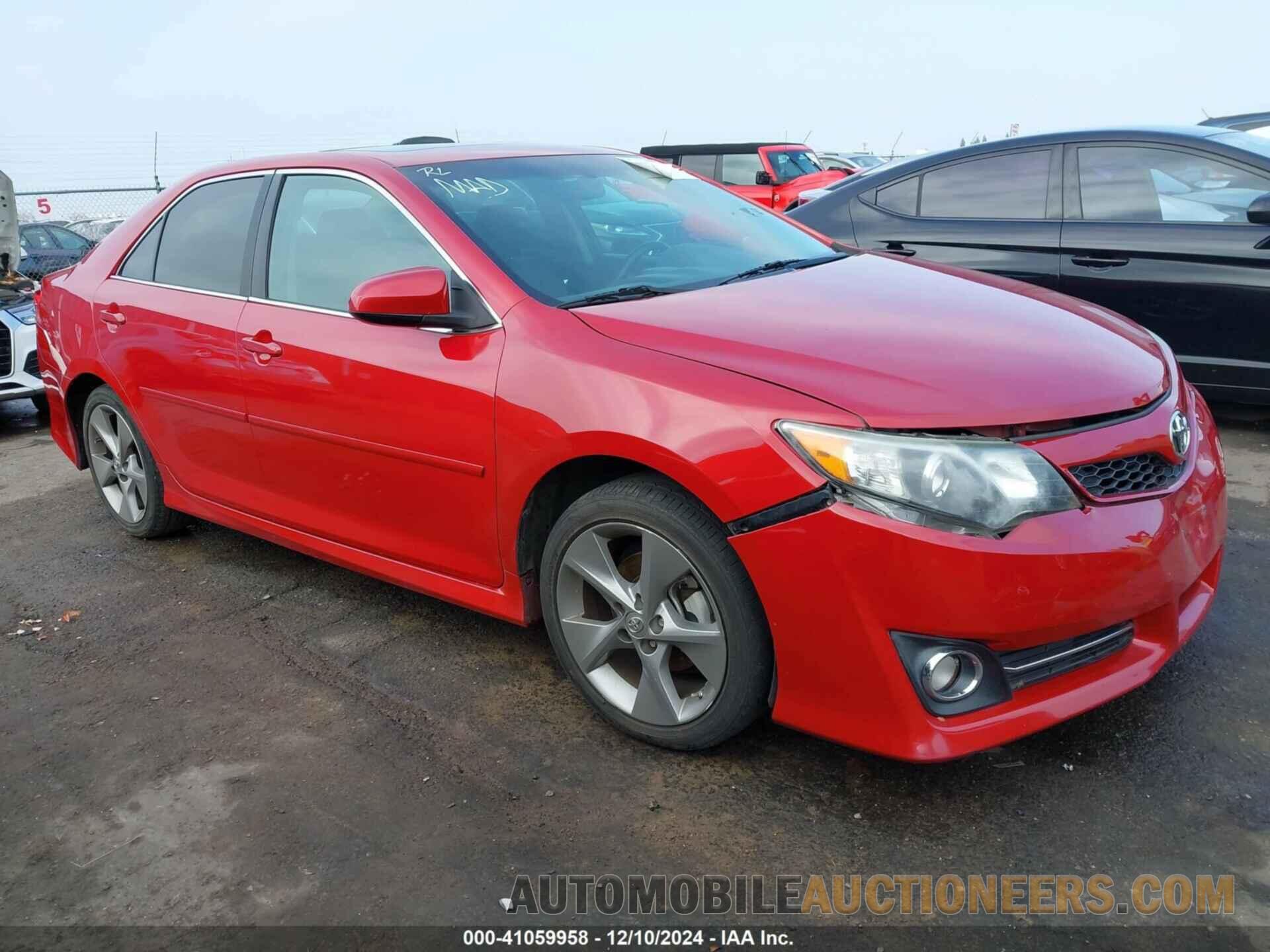 4T1BF1FK8CU622246 TOYOTA CAMRY 2012