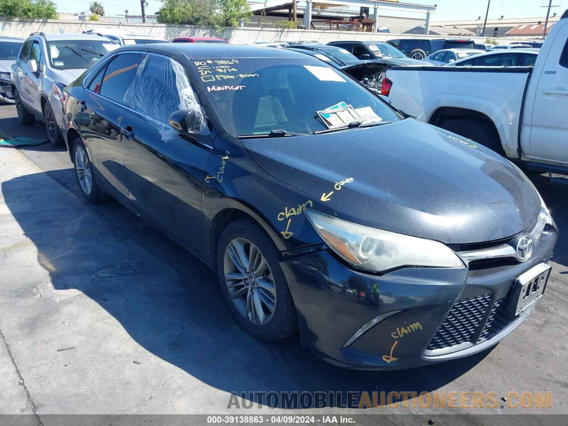 4T1BF1FK8FU052611 TOYOTA CAMRY 2015