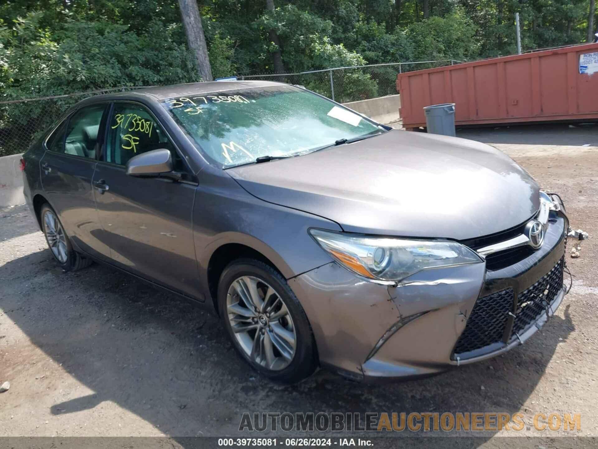 4T1BF1FK8FU115836 TOYOTA CAMRY 2015