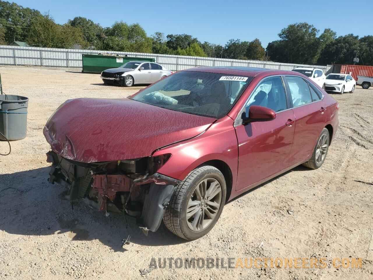 4T1BF1FK8HU644206 TOYOTA CAMRY 2017