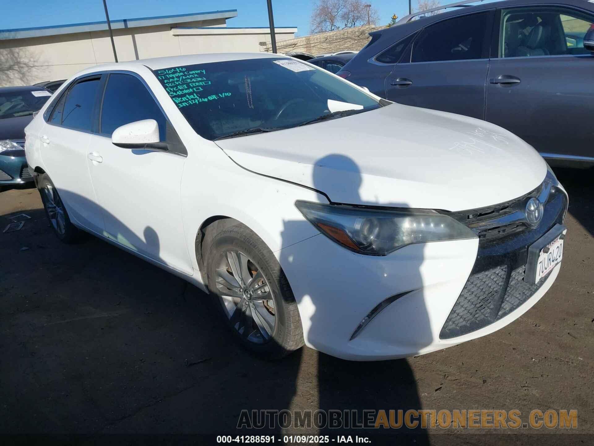 4T1BF1FK8HU682406 TOYOTA CAMRY 2017