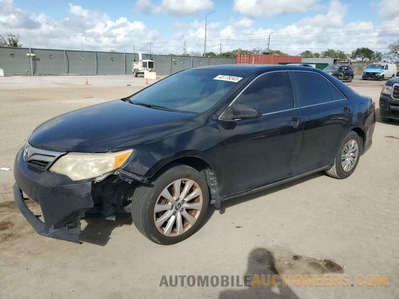 4T1BF1FK9CU011609 TOYOTA CAMRY 2012