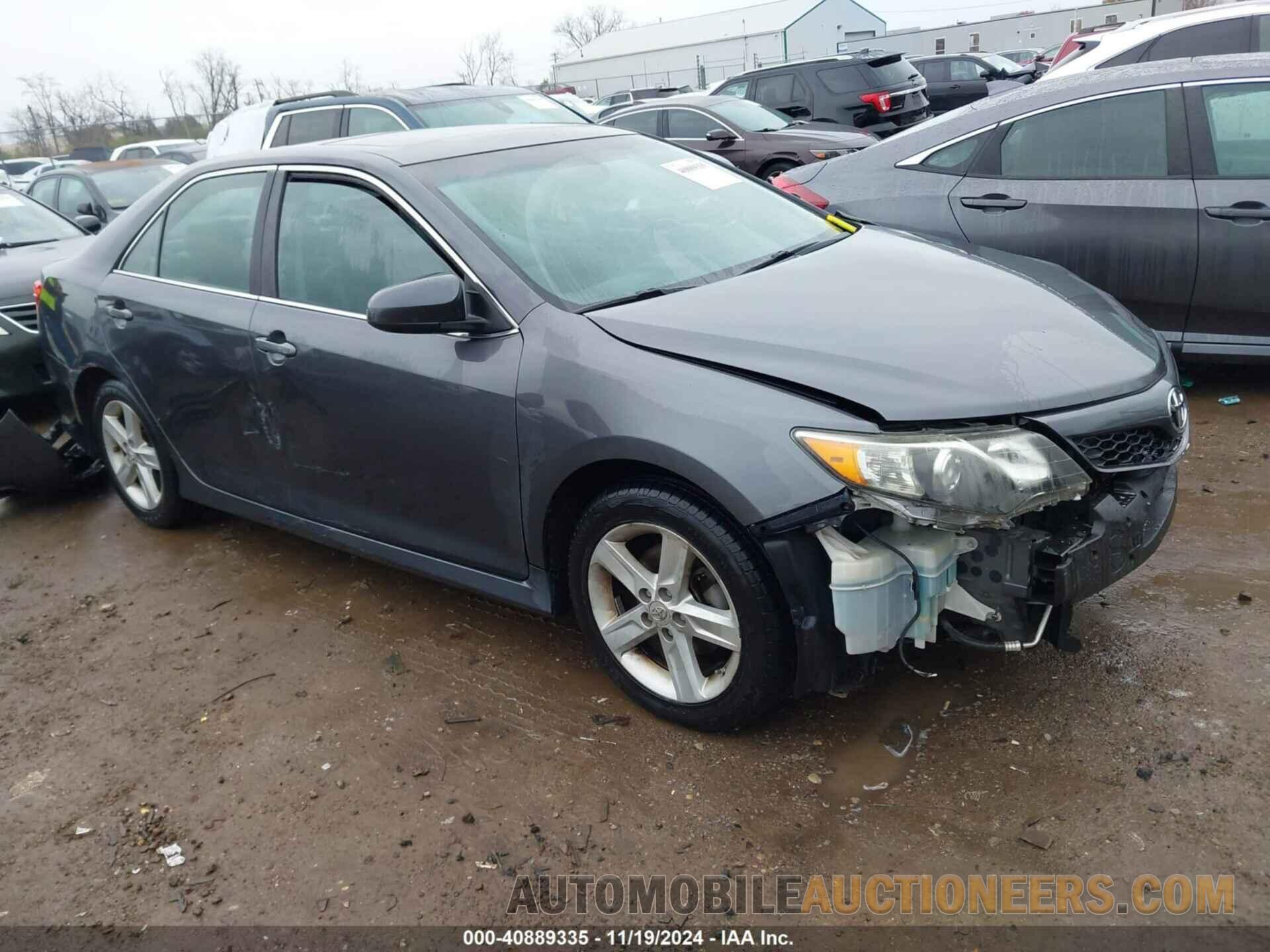 4T1BF1FK9CU092580 TOYOTA CAMRY 2012