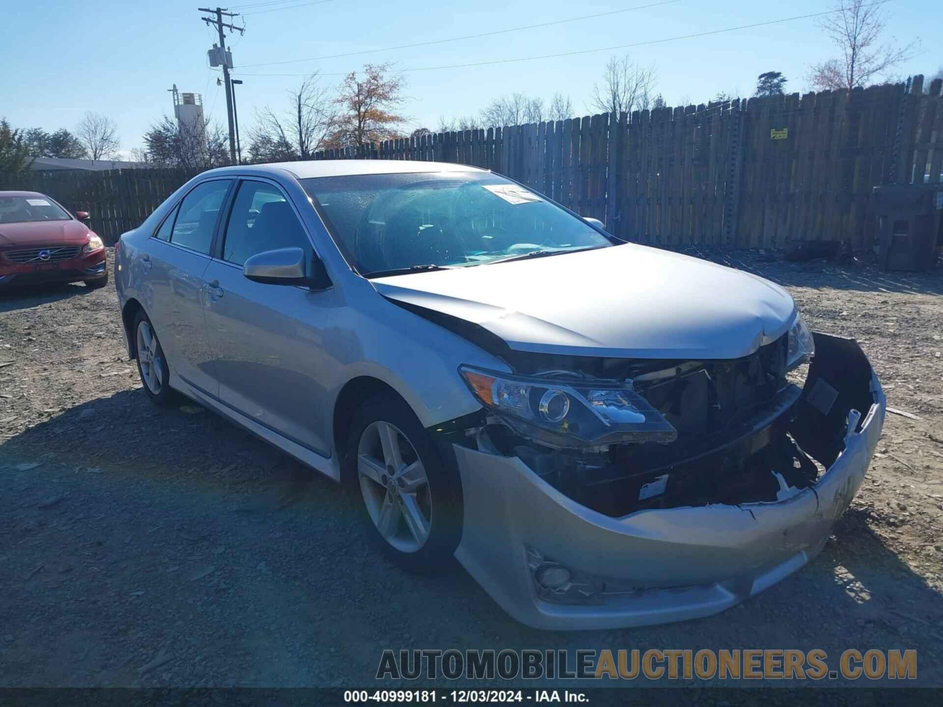 4T1BF1FK9CU127652 TOYOTA CAMRY 2012