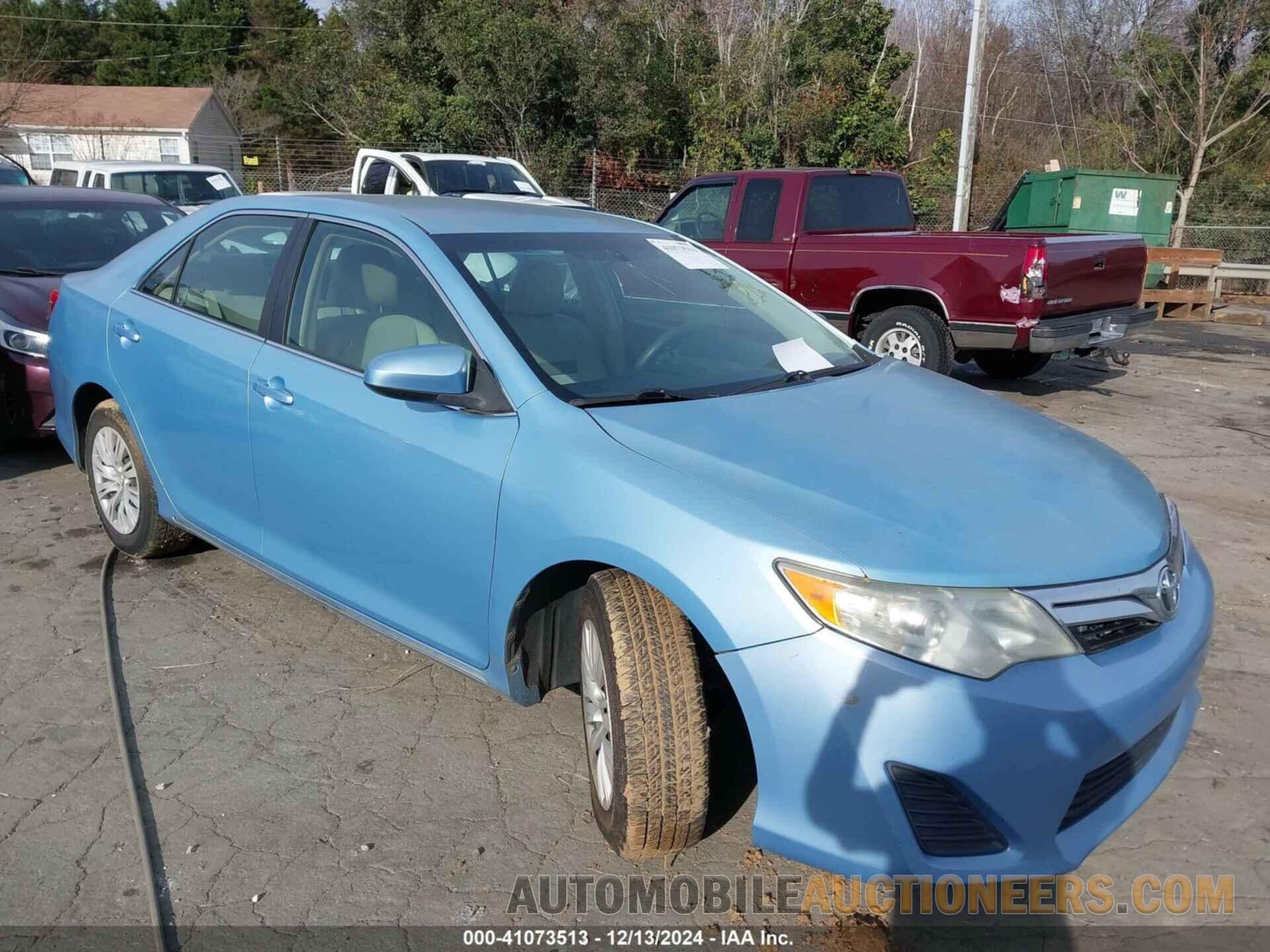 4T1BF1FK9CU527341 TOYOTA CAMRY 2012