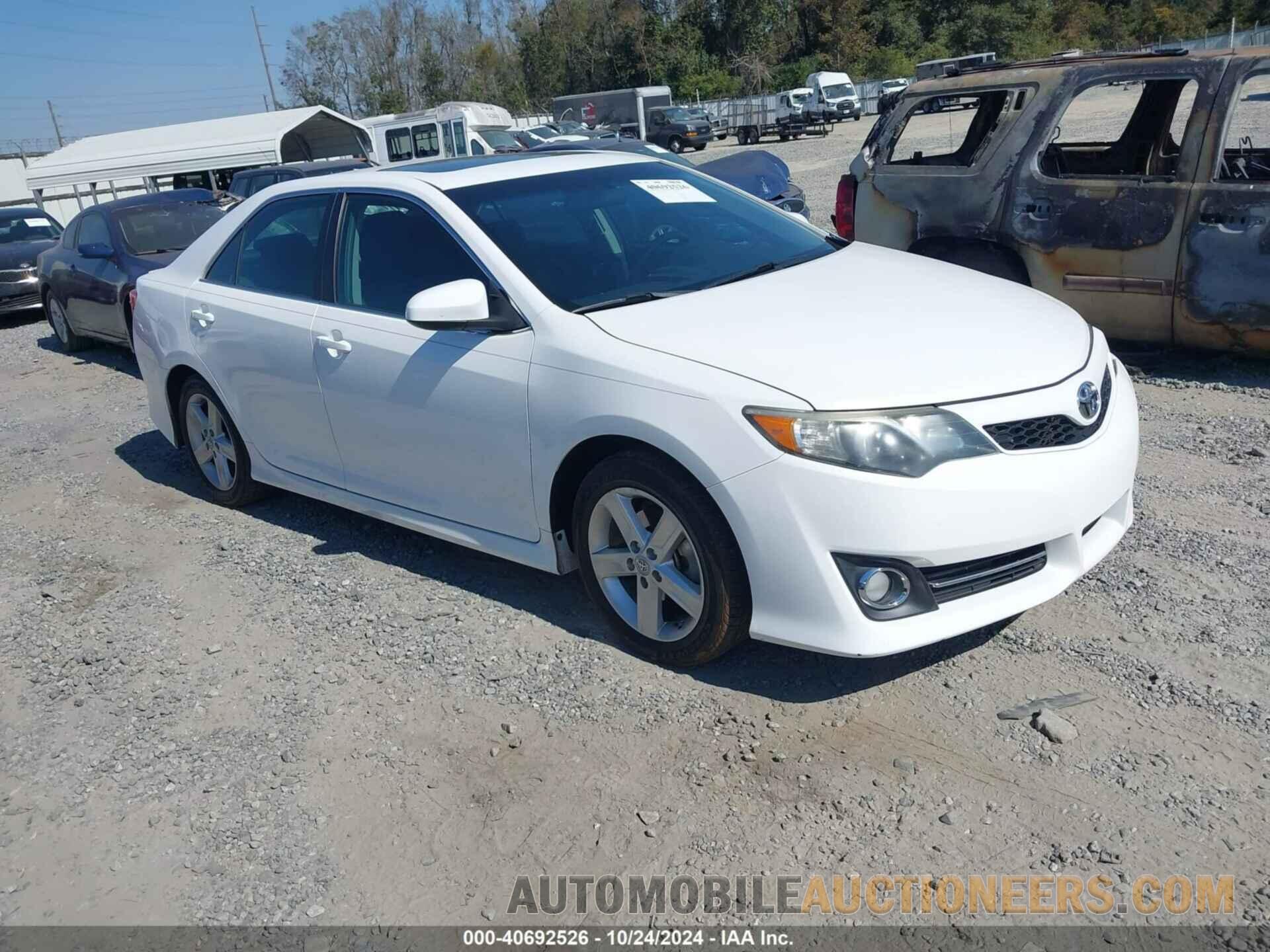 4T1BF1FK9CU538548 TOYOTA CAMRY 2012