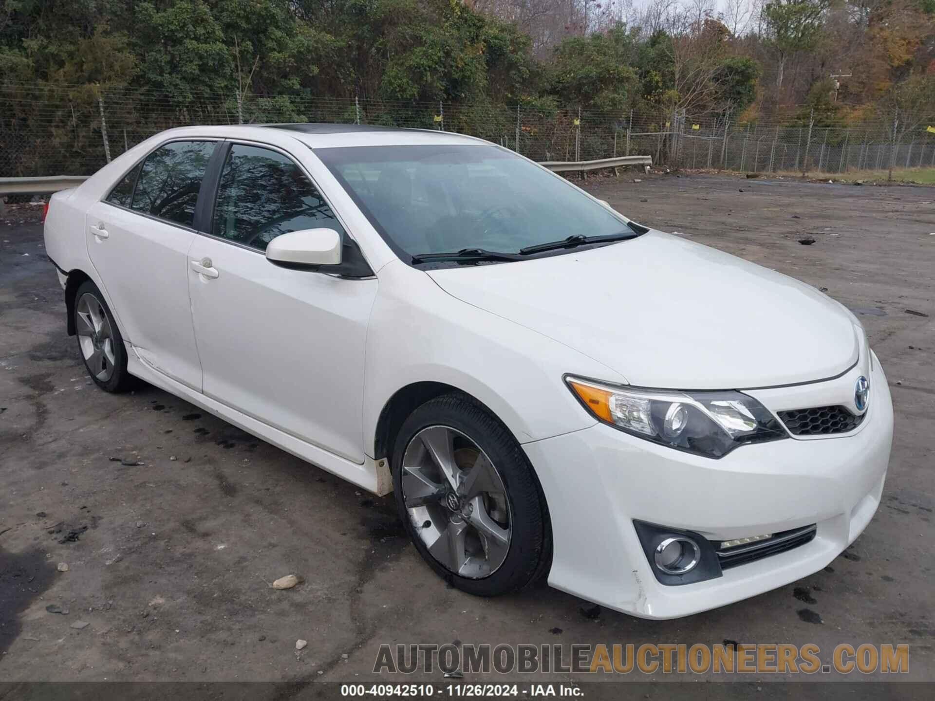 4T1BF1FK9CU619131 TOYOTA CAMRY 2012