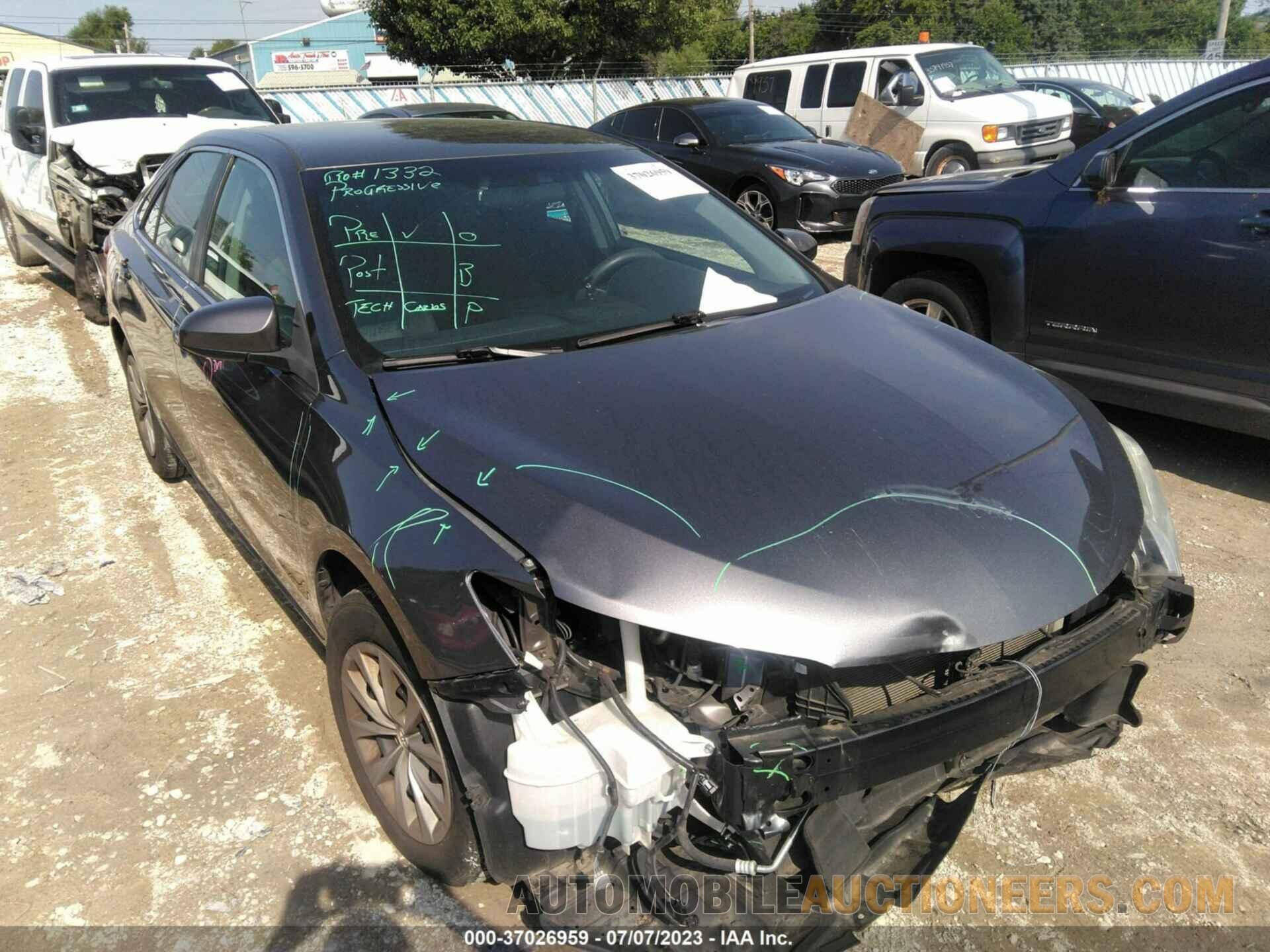 4T1BF1FK9FU083740 TOYOTA CAMRY 2015