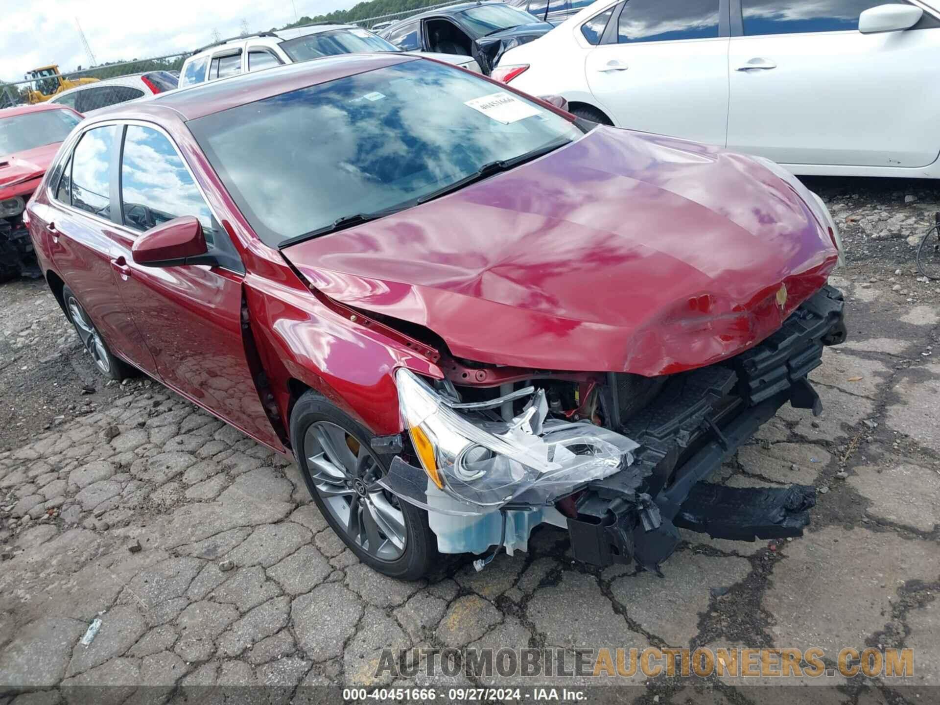 4T1BF1FK9FU901869 TOYOTA CAMRY 2015