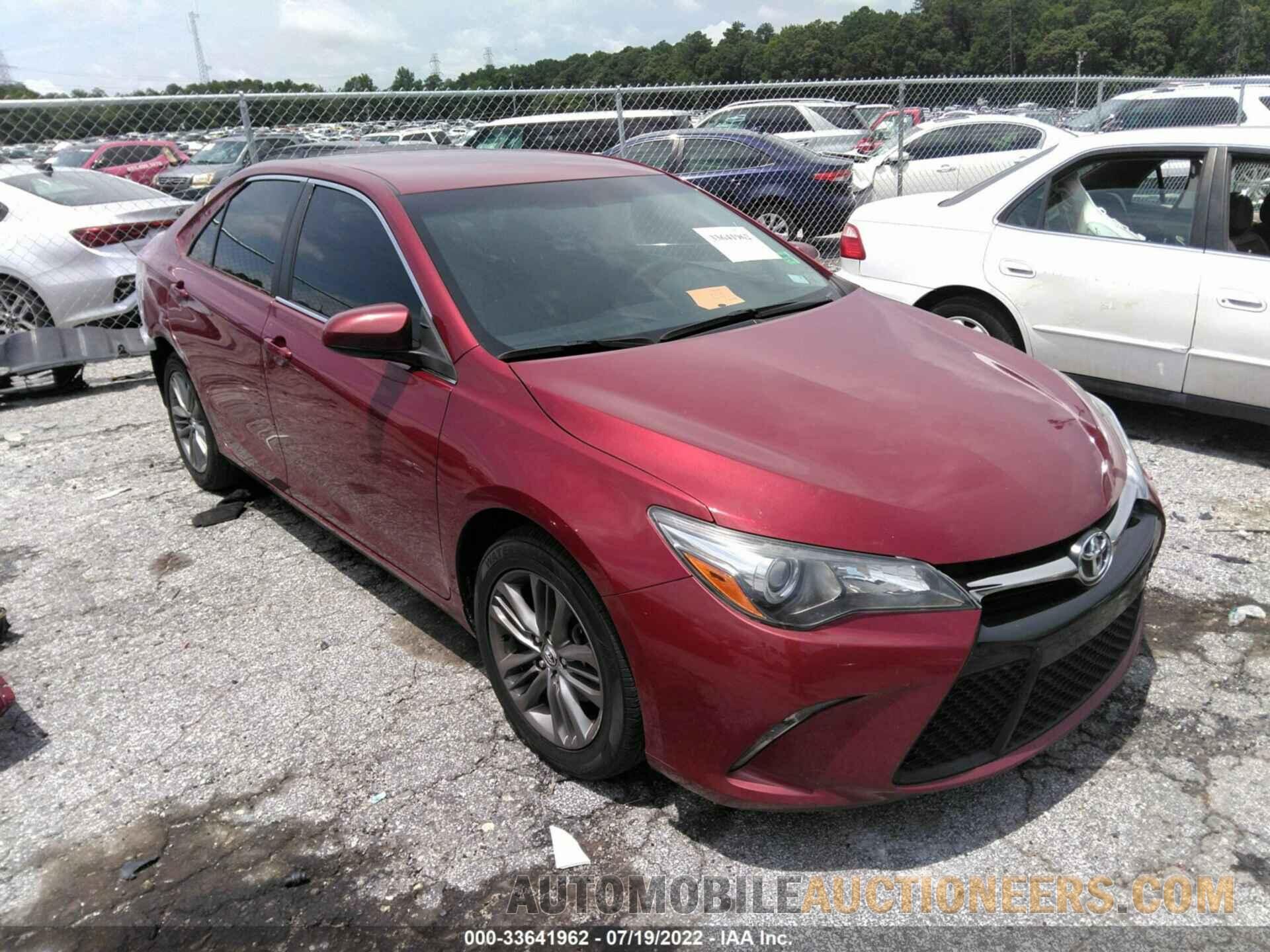 4T1BF1FK9FU939554 TOYOTA CAMRY 2015