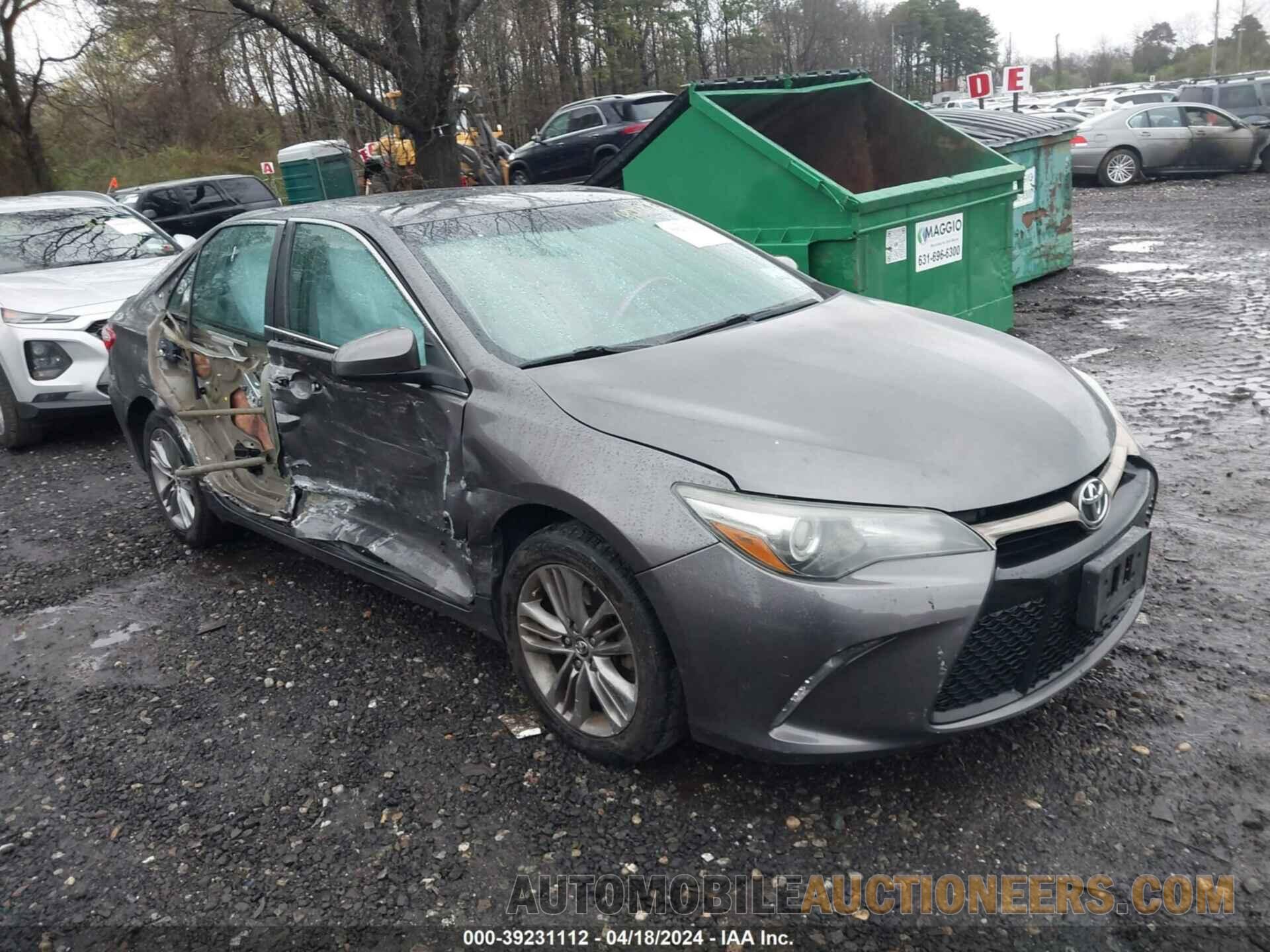 4T1BF1FK9GU125308 TOYOTA CAMRY 2016