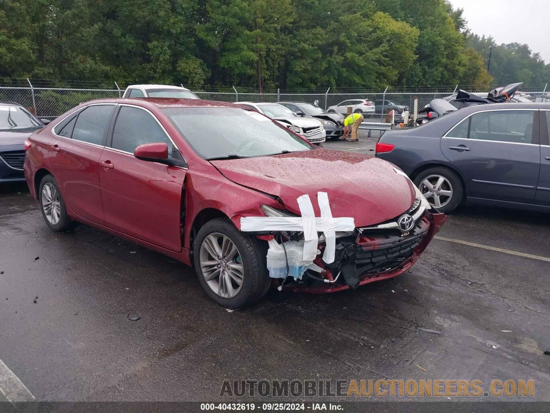 4T1BF1FK9GU547451 TOYOTA CAMRY 2016