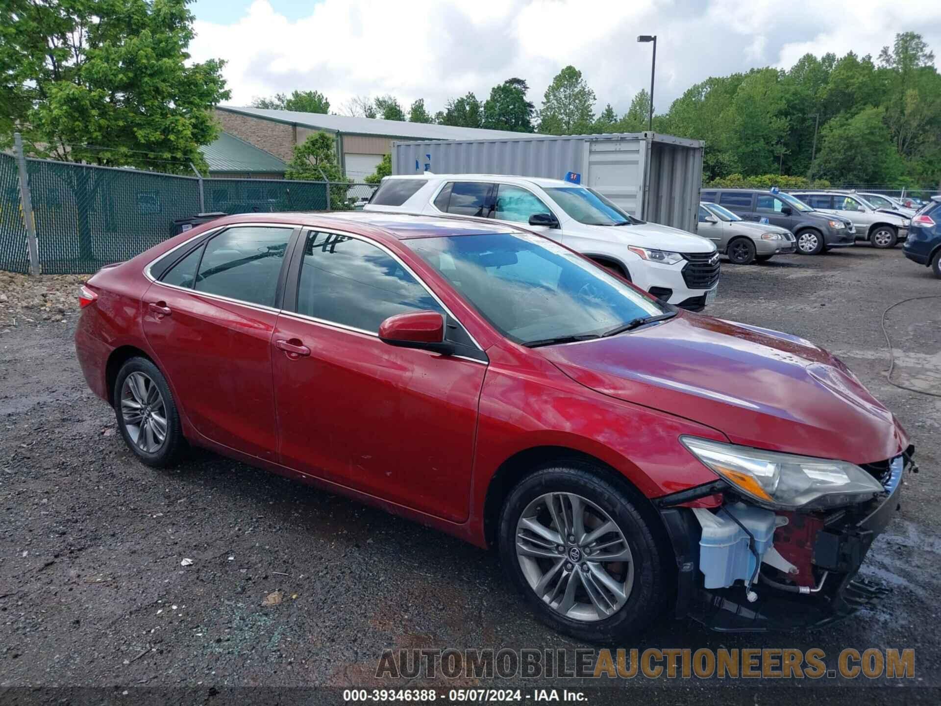 4T1BF1FK9GU612962 TOYOTA CAMRY 2016