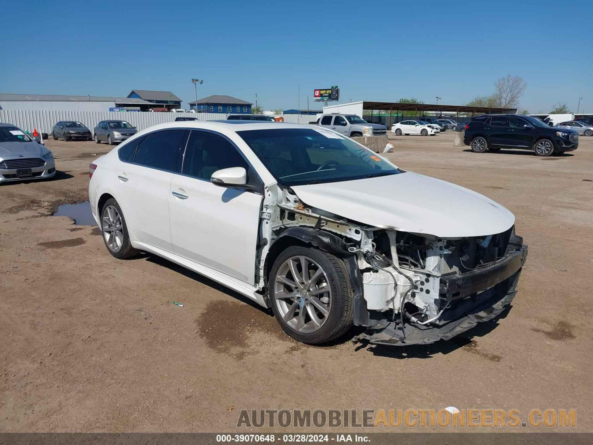 4T1BK1EB0FU137651 TOYOTA AVALON 2015