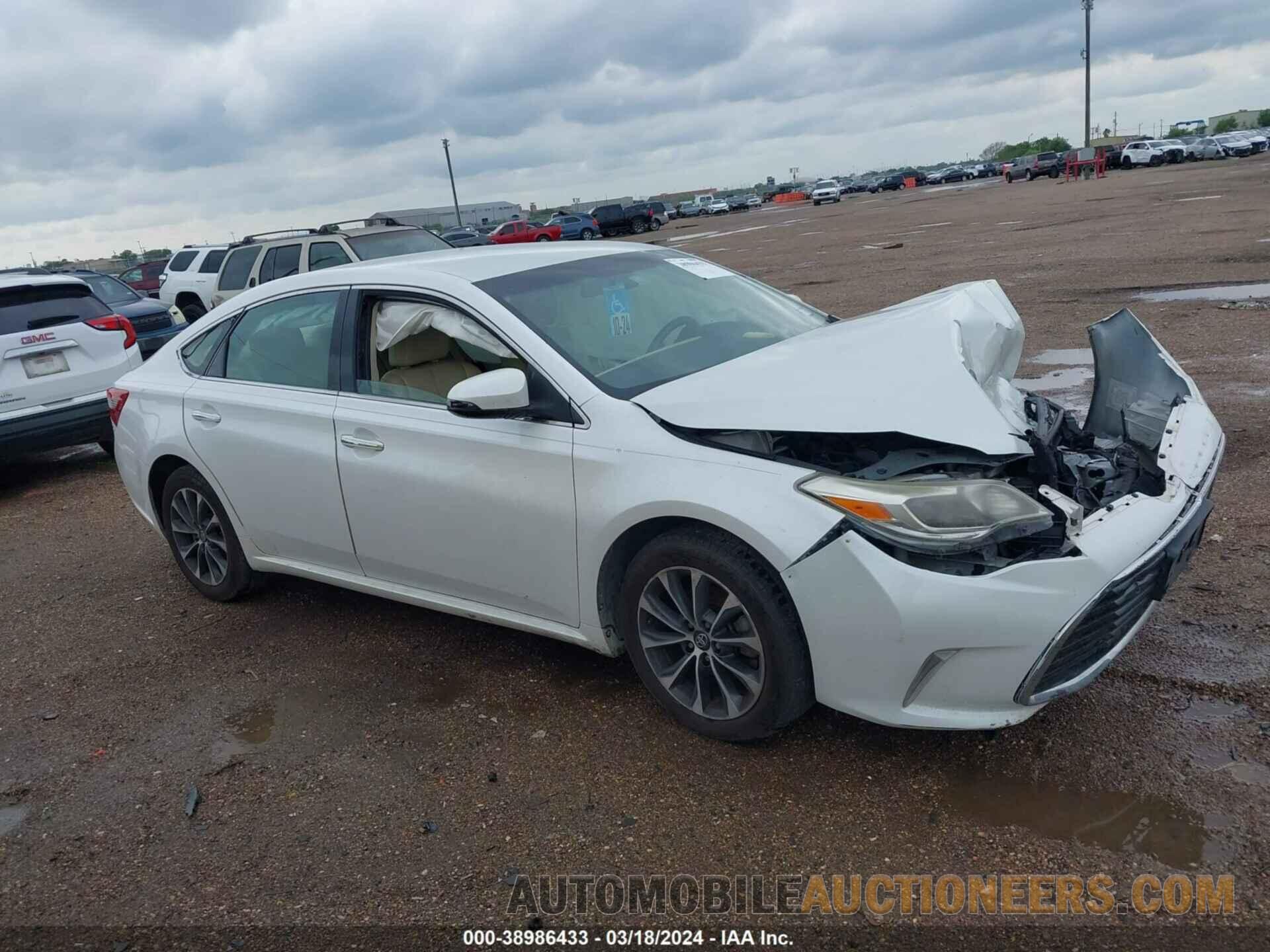 4T1BK1EB0GU210342 TOYOTA AVALON 2016