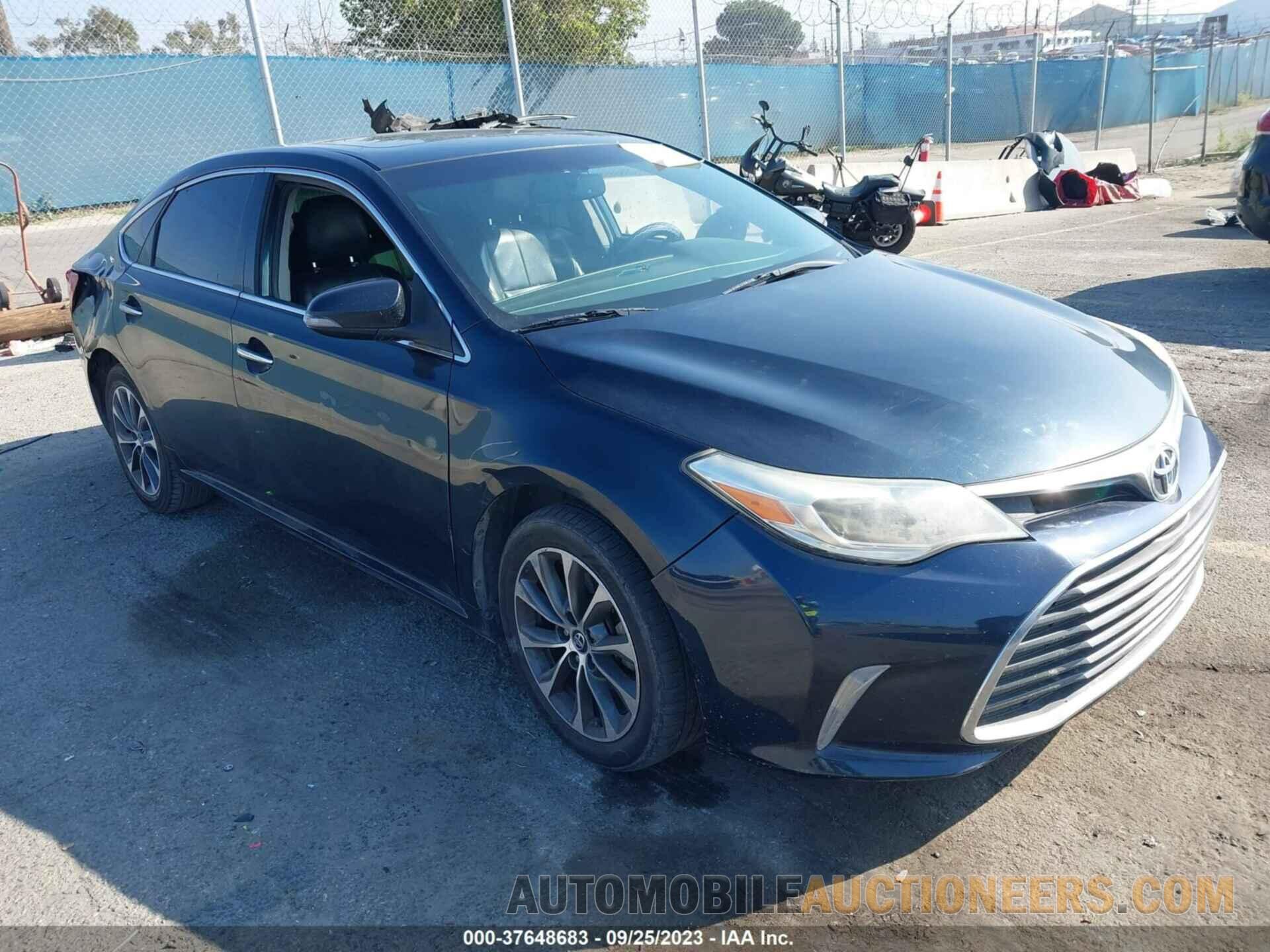 4T1BK1EB0GU225102 TOYOTA AVALON 2016