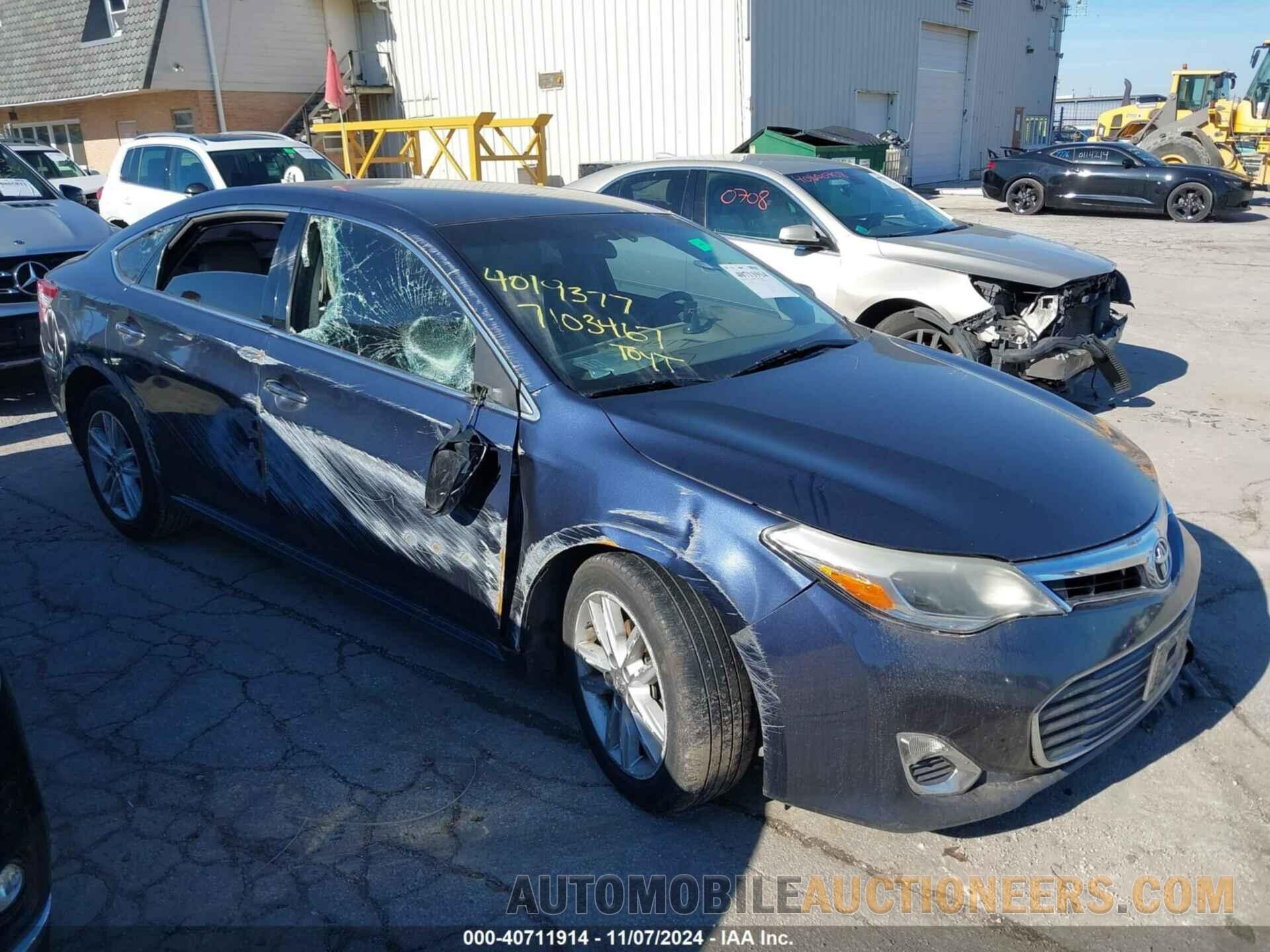 4T1BK1EB4EU083186 TOYOTA AVALON 2014