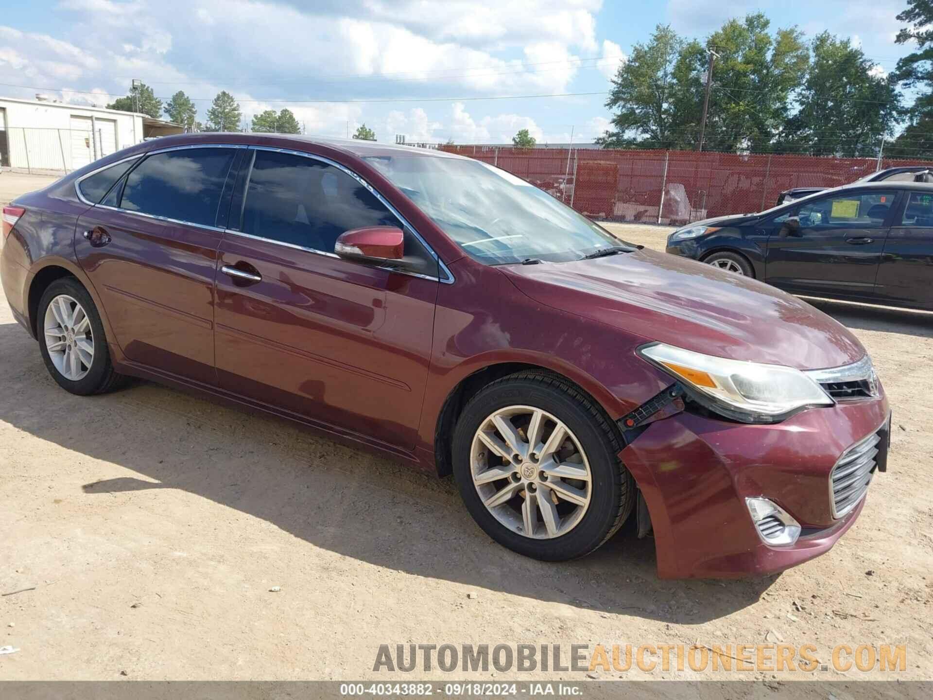 4T1BK1EB4FU138608 TOYOTA AVALON 2015