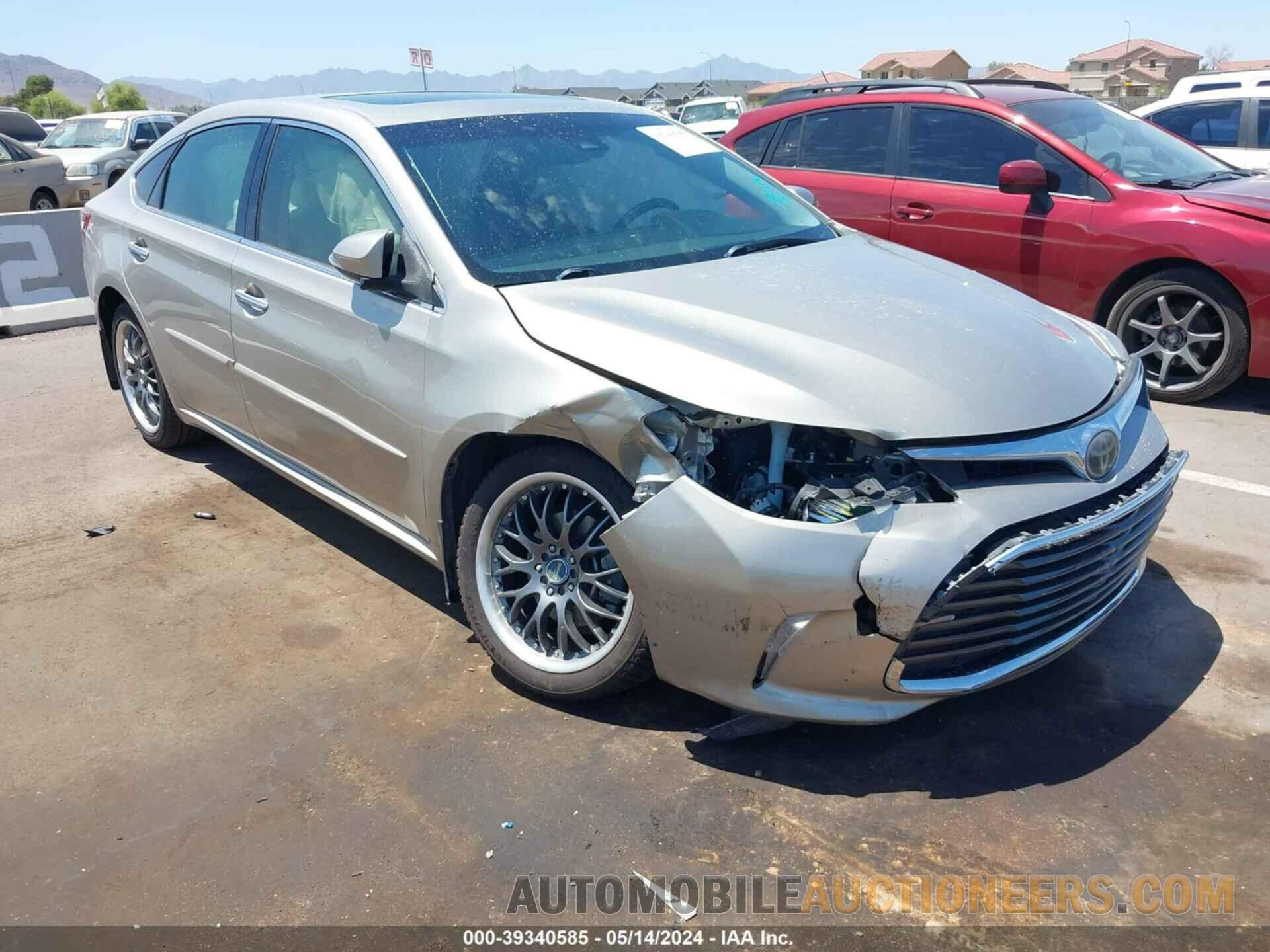 4T1BK1EB4GU207007 TOYOTA AVALON 2016