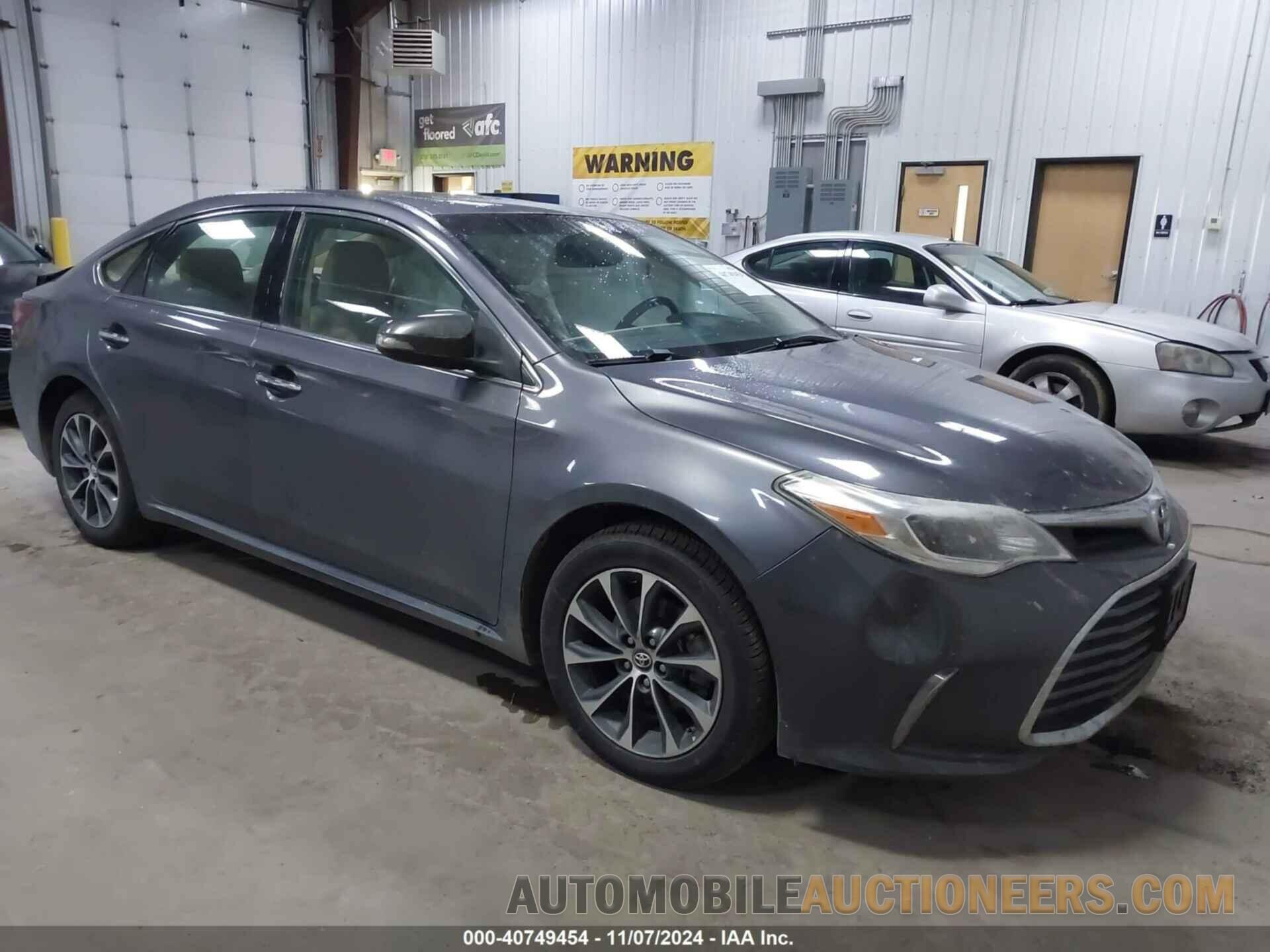 4T1BK1EB6GU214265 TOYOTA AVALON 2016