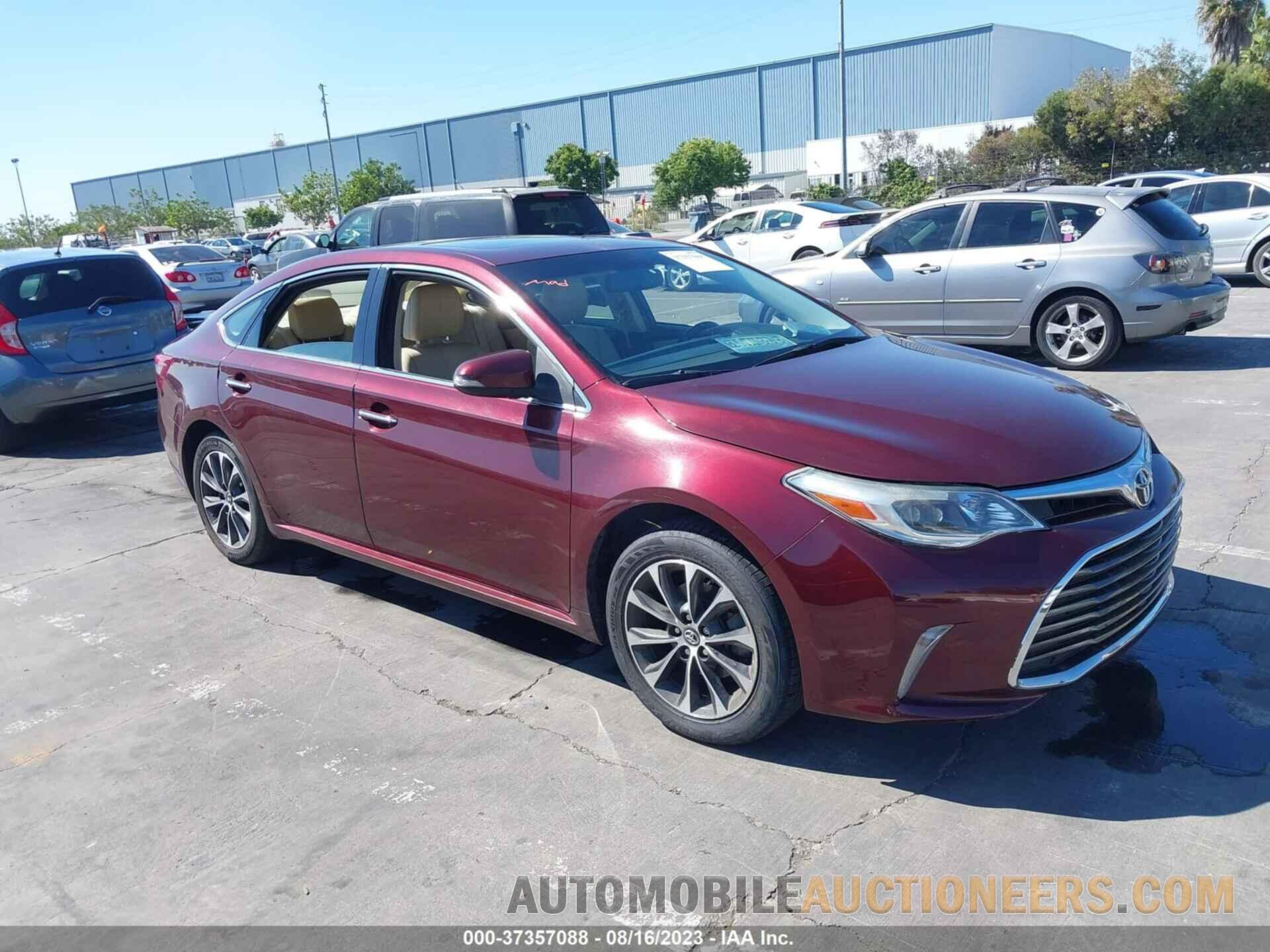 4T1BK1EB6GU236783 TOYOTA AVALON 2016