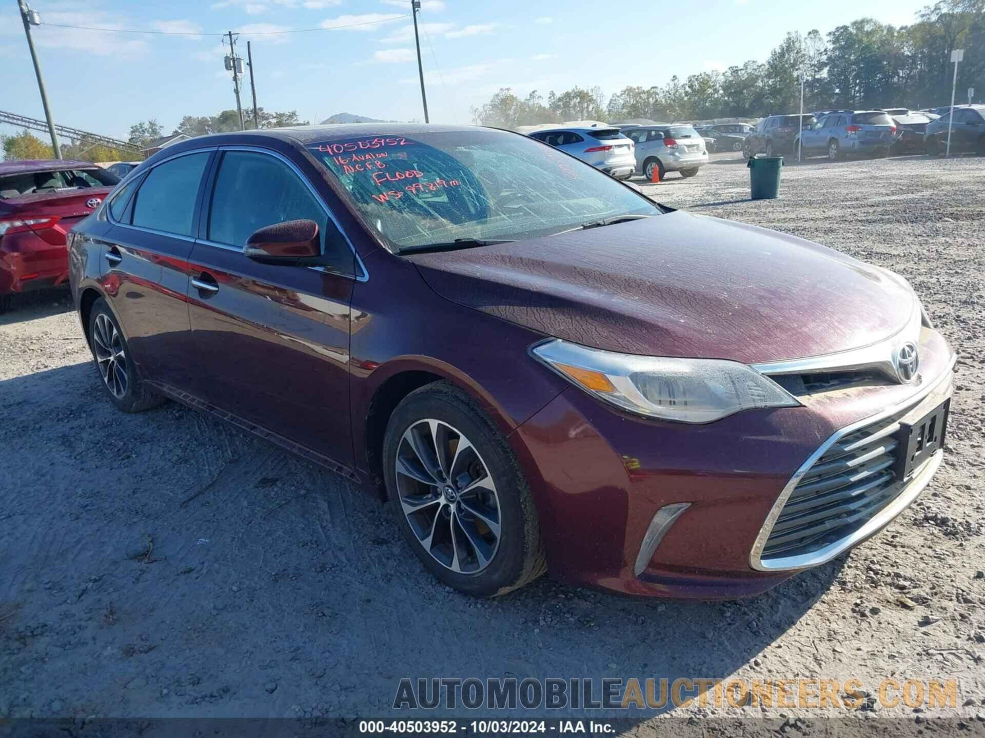 4T1BK1EB7GU212122 TOYOTA AVALON 2016