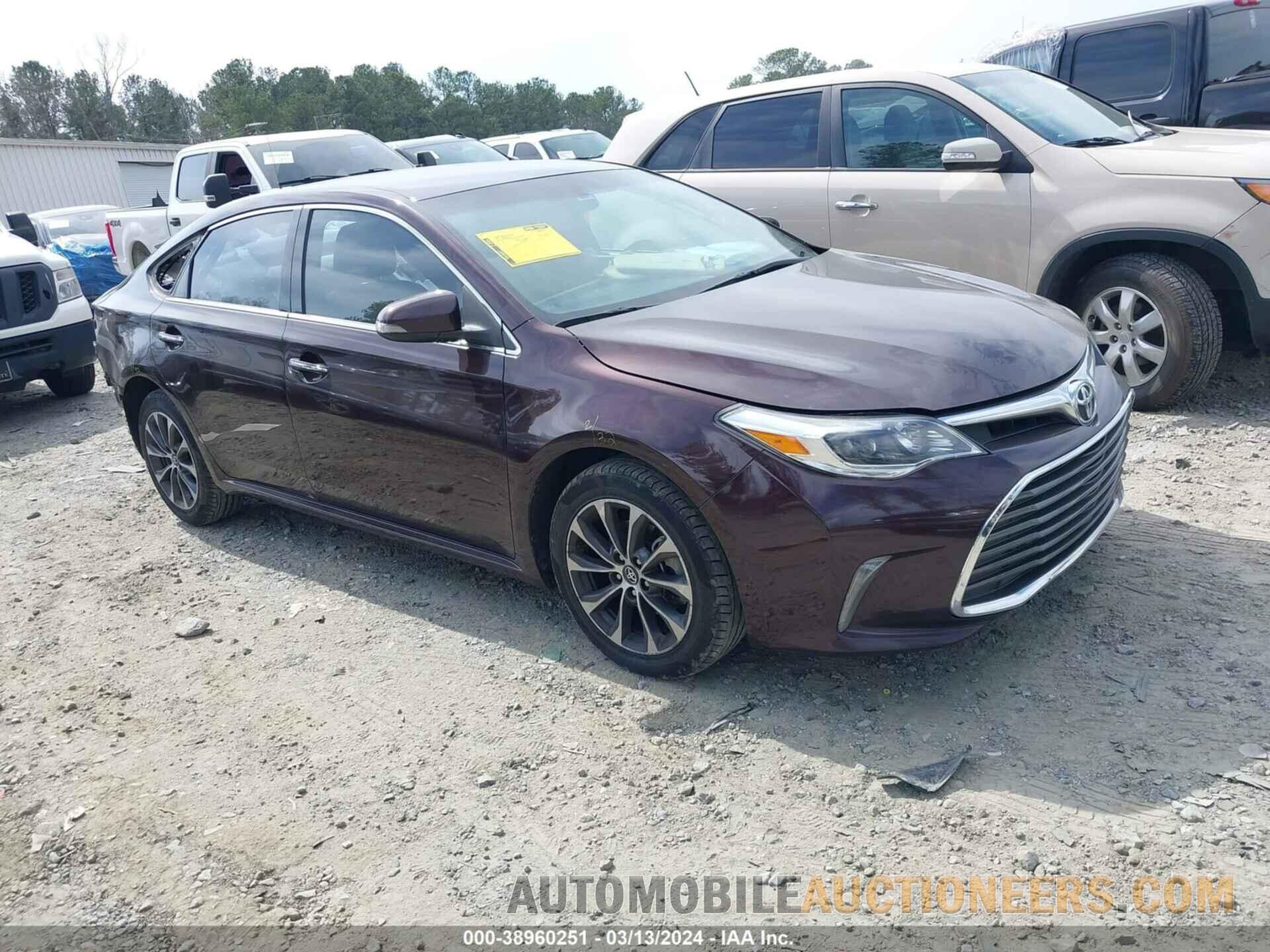 4T1BK1EB7GU215327 TOYOTA AVALON 2016