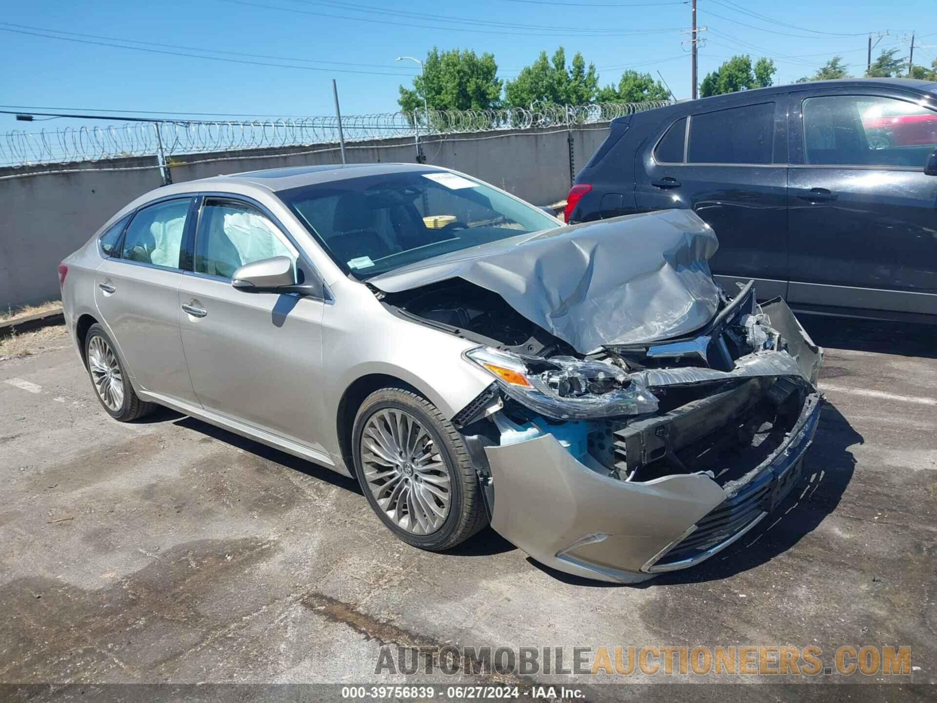 4T1BK1EB8GU225896 TOYOTA AVALON 2016