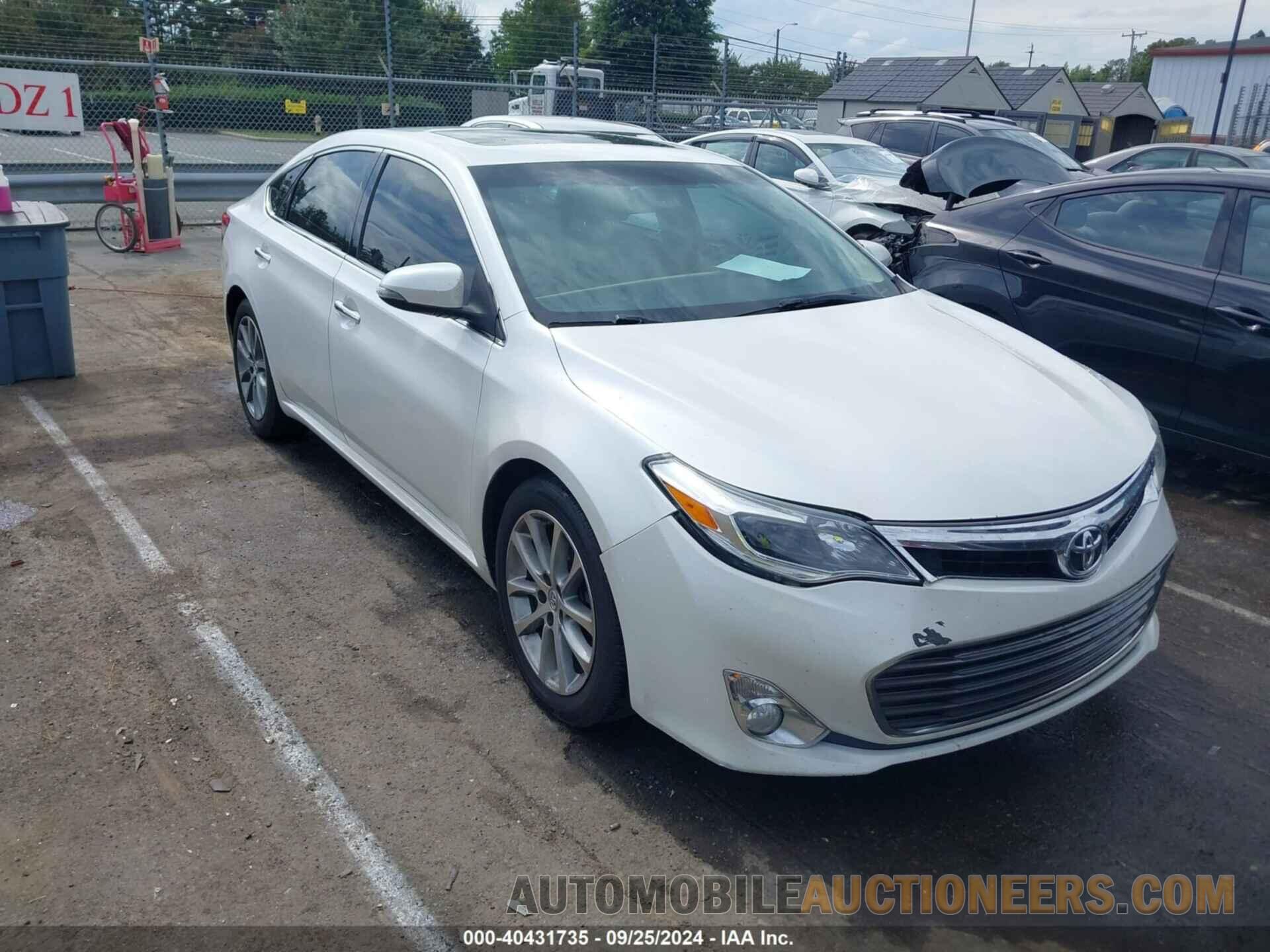 4T1BK1EBXEU103800 TOYOTA AVALON 2014