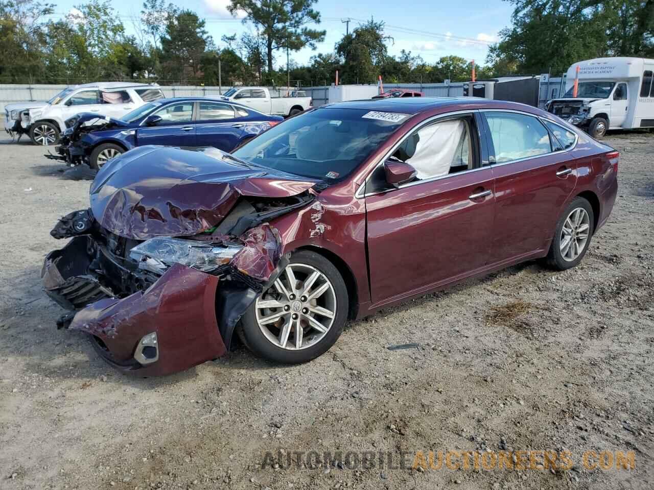 4T1BK1EBXFU141299 TOYOTA AVALON 2015