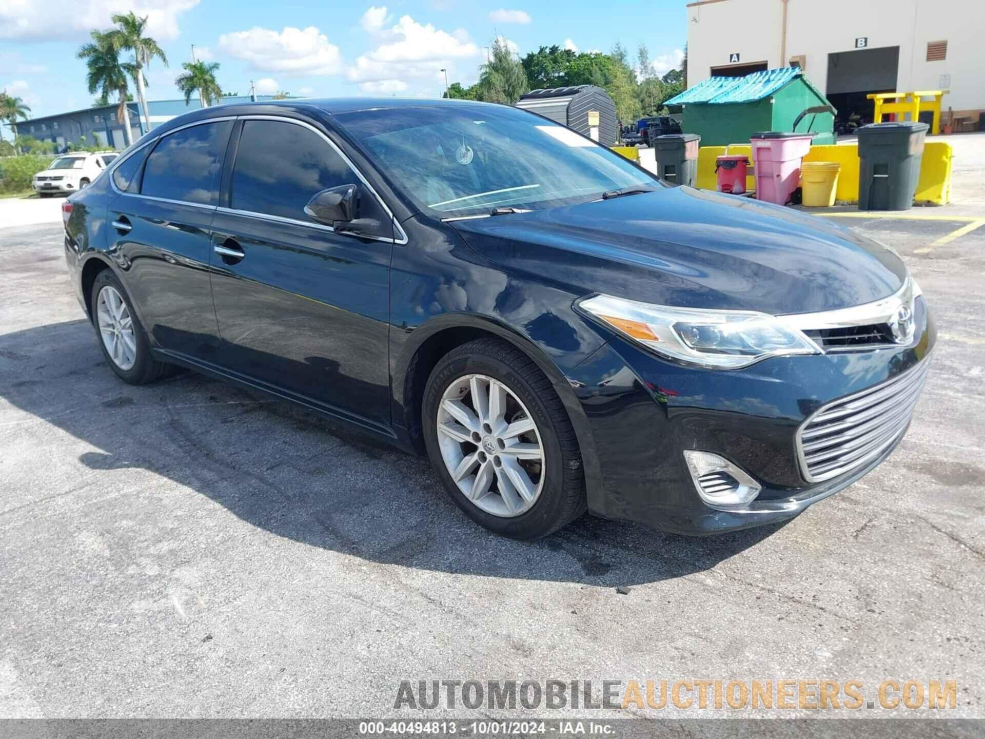 4T1BK1EBXFU144901 TOYOTA AVALON 2015