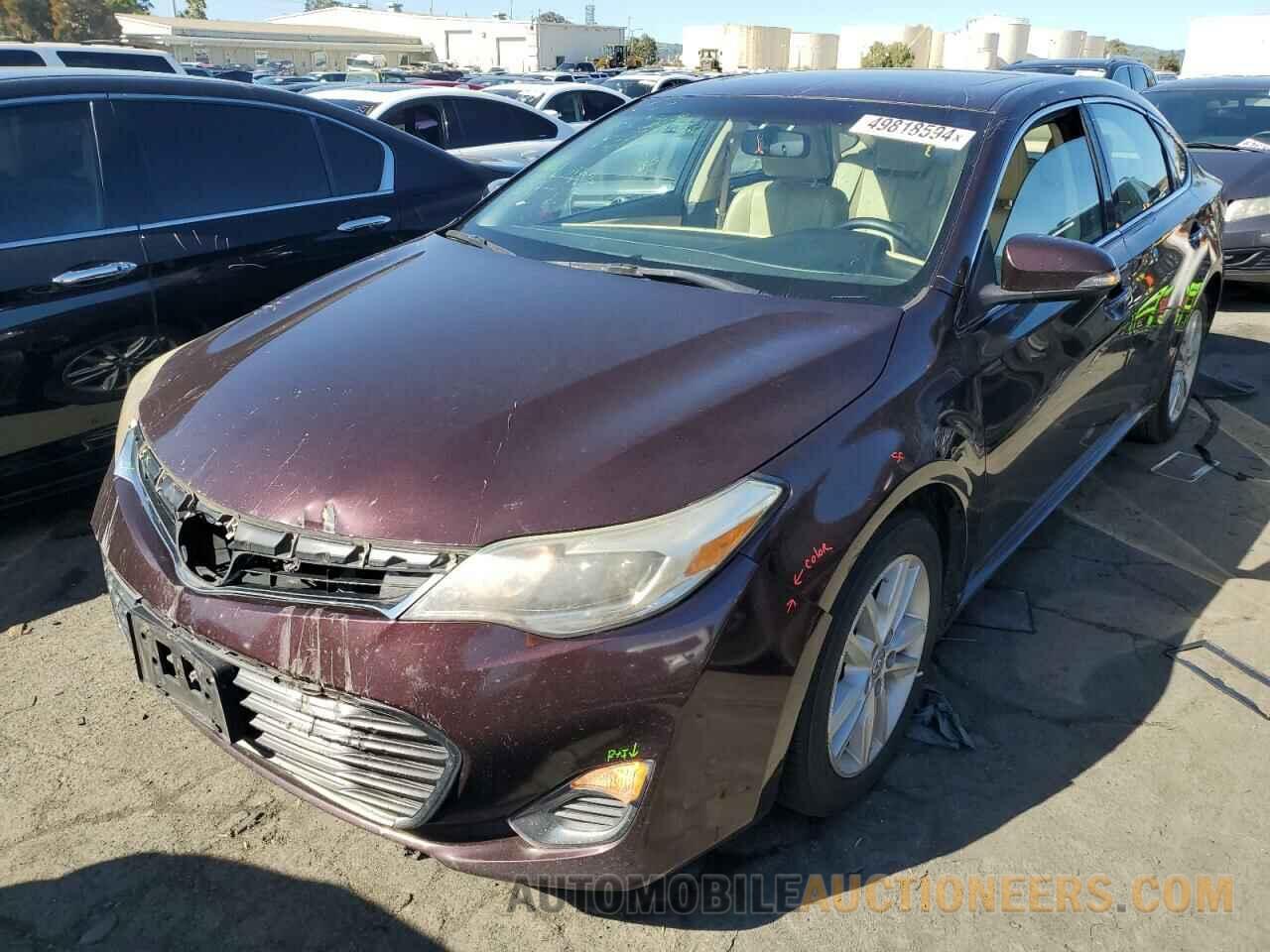 4T1BK1EBXFU160080 TOYOTA AVALON 2015