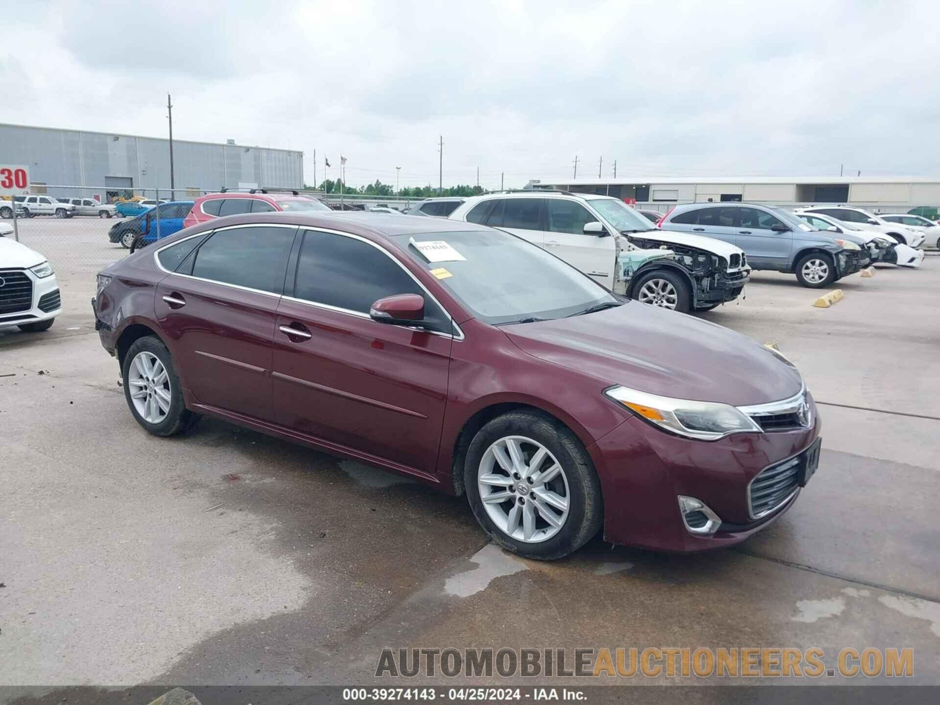 4T1BK1EBXFU165635 TOYOTA AVALON 2015