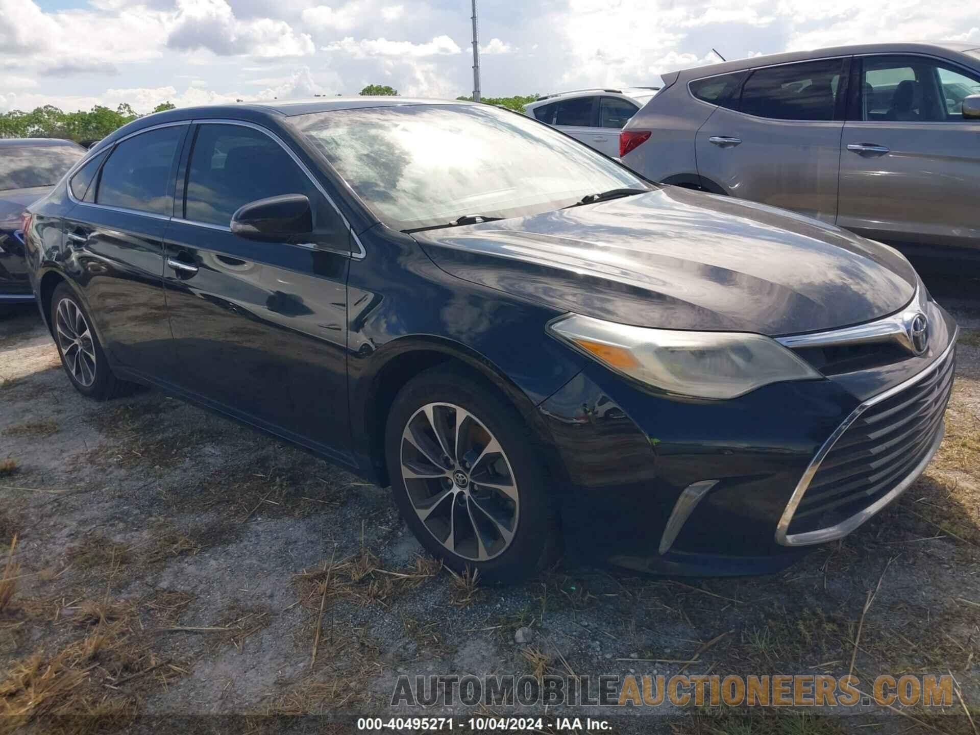 4T1BK1EBXGU194862 TOYOTA AVALON 2016