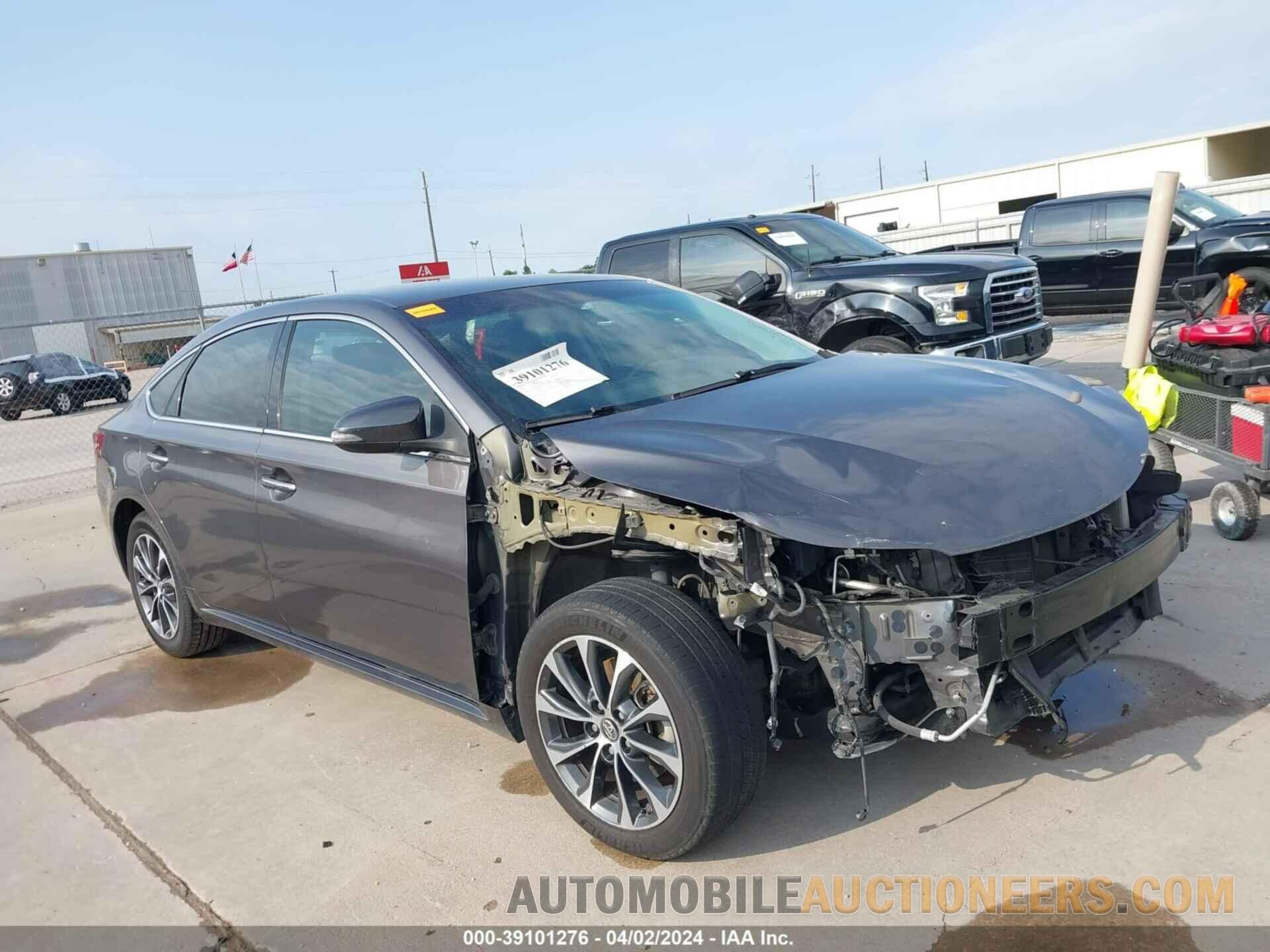 4T1BK1EBXGU222319 TOYOTA AVALON 2016