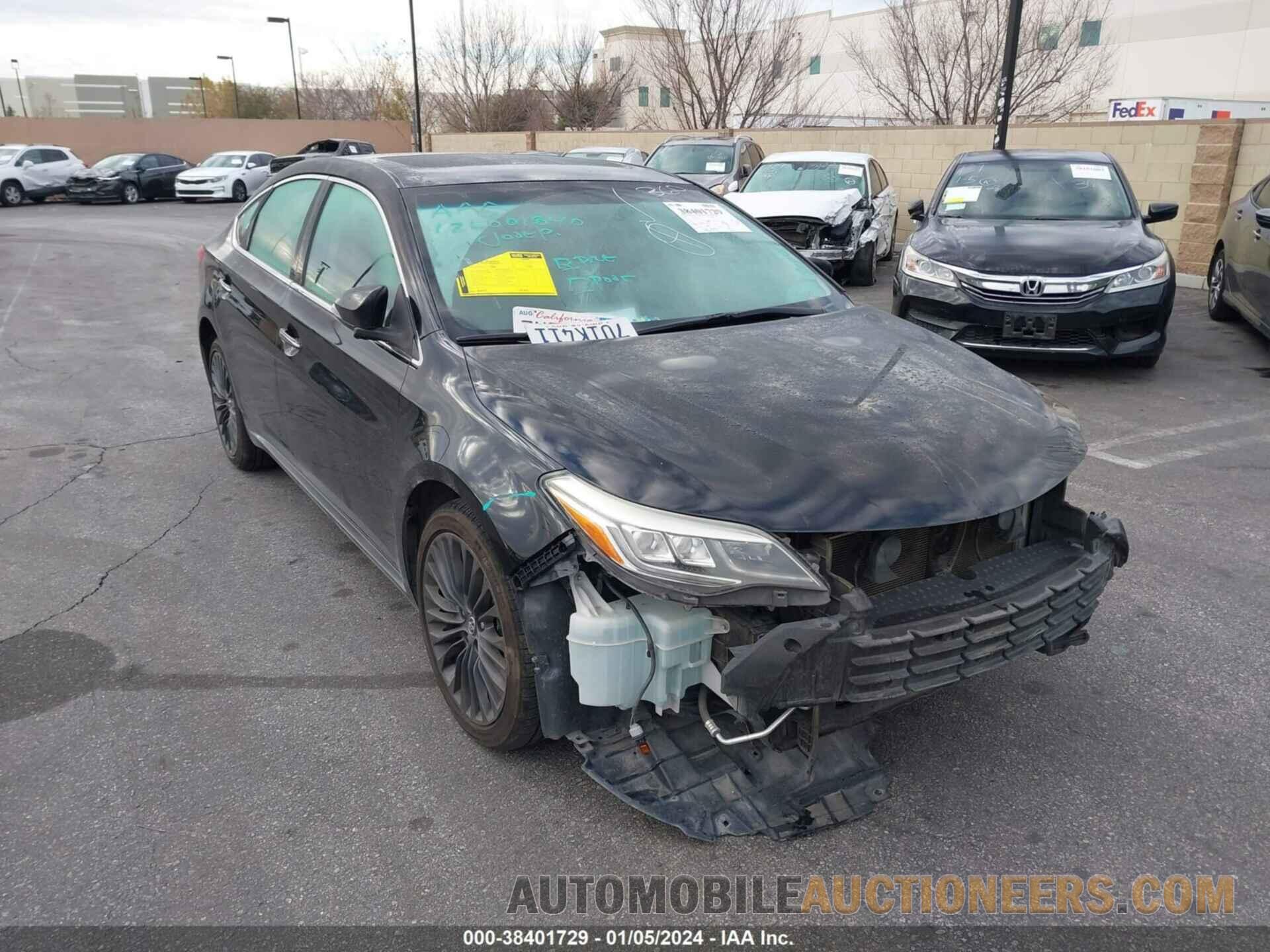 4T1BK1EBXGU232655 TOYOTA AVALON 2016