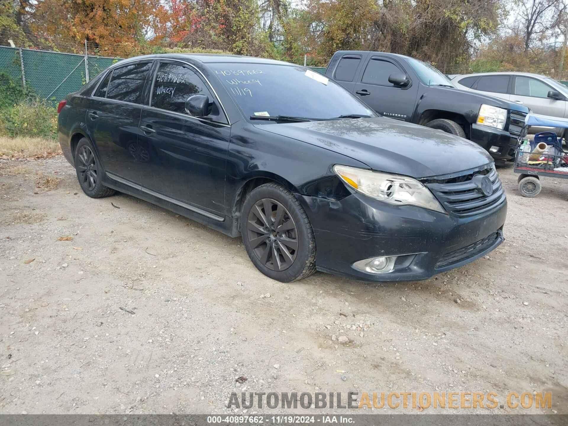 4T1BK3DB0BU378343 TOYOTA AVALON 2011