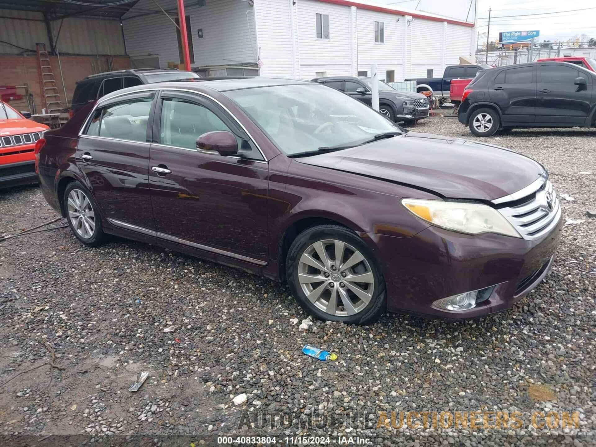 4T1BK3DB0BU392131 TOYOTA AVALON 2011