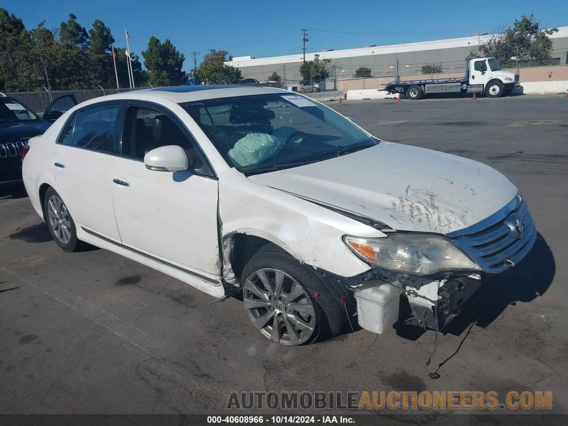 4T1BK3DB0BU399192 TOYOTA AVALON 2011