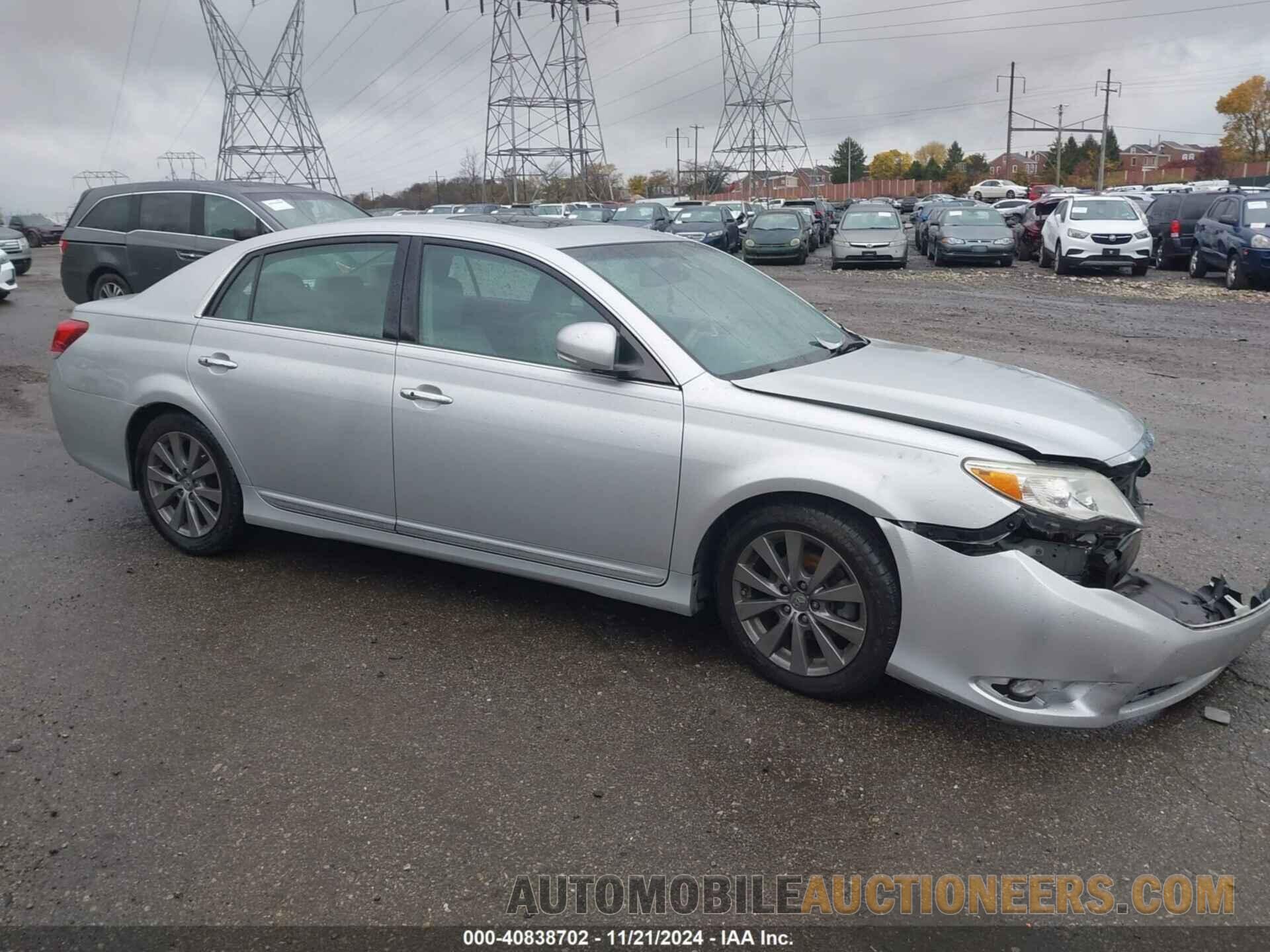 4T1BK3DB0BU406190 TOYOTA AVALON 2011