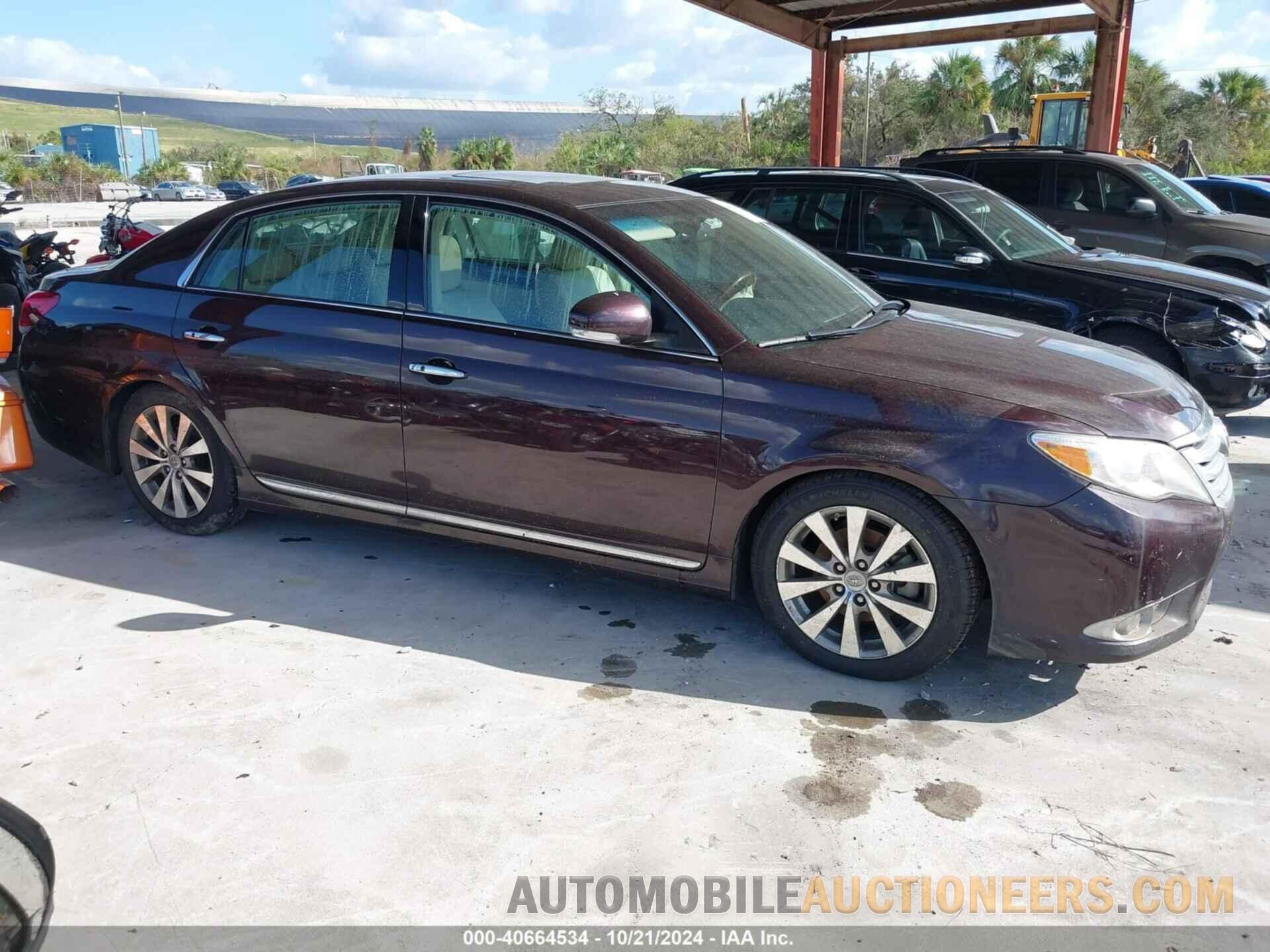 4T1BK3DB3BU420164 TOYOTA AVALON 2011