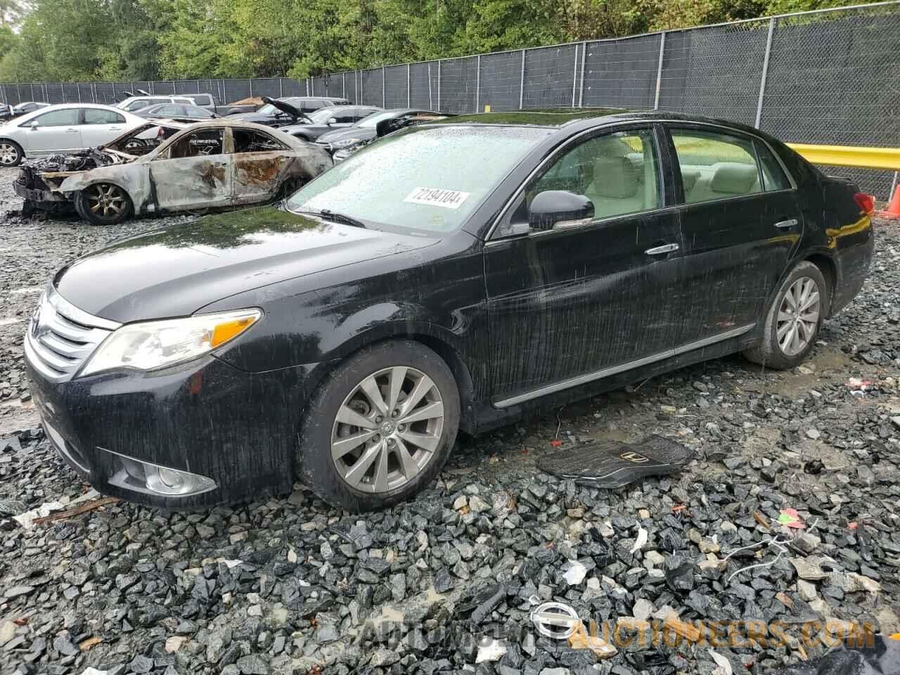 4T1BK3DB7BU397472 TOYOTA AVALON 2011