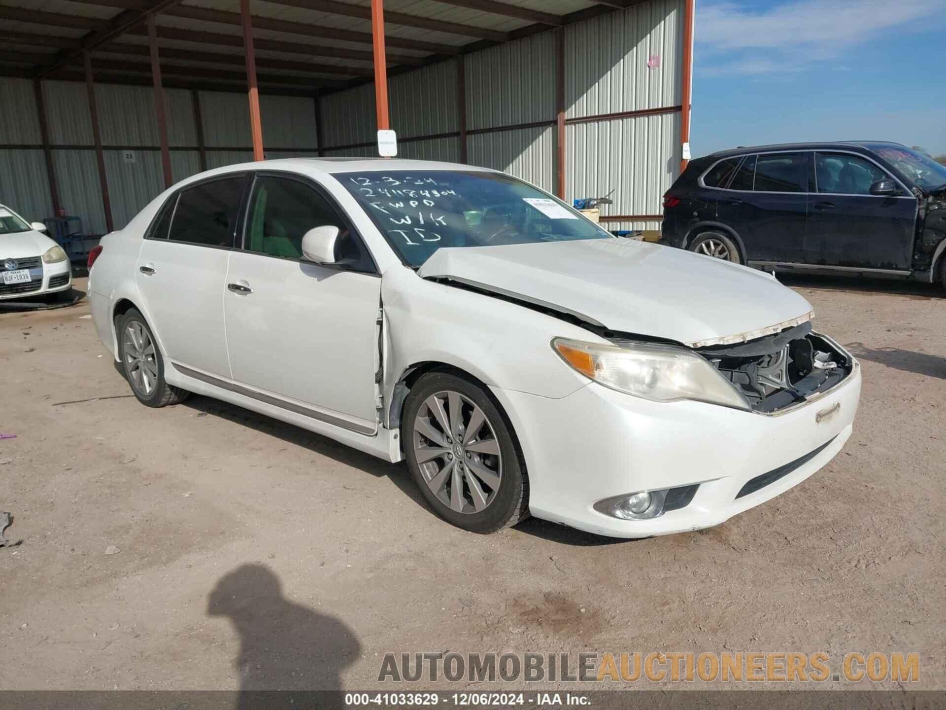 4T1BK3DB8BU404137 TOYOTA AVALON 2011